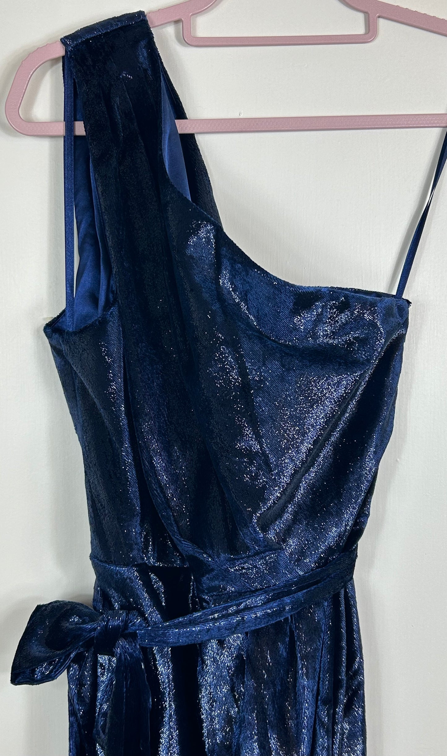 Blue Ted Baker Asymmetrical Dress