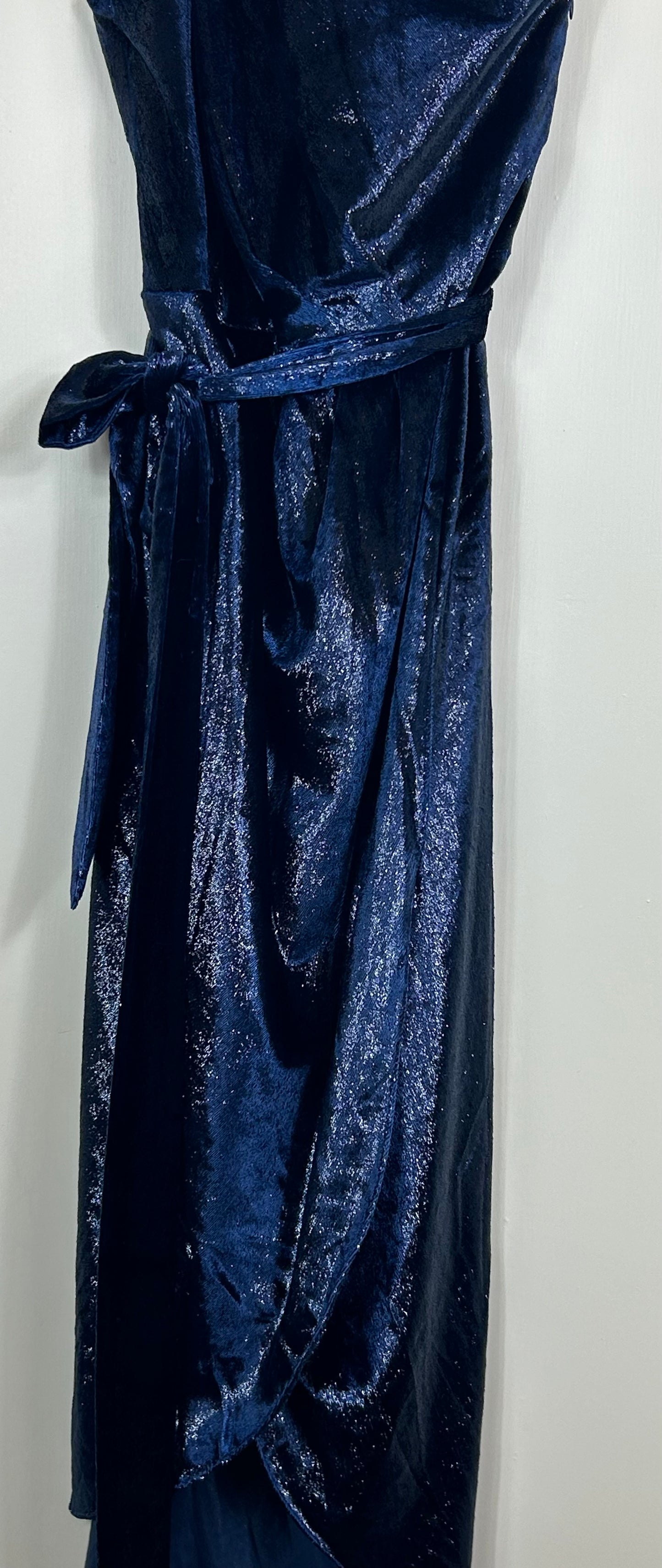 Blue Ted Baker Asymmetrical Dress