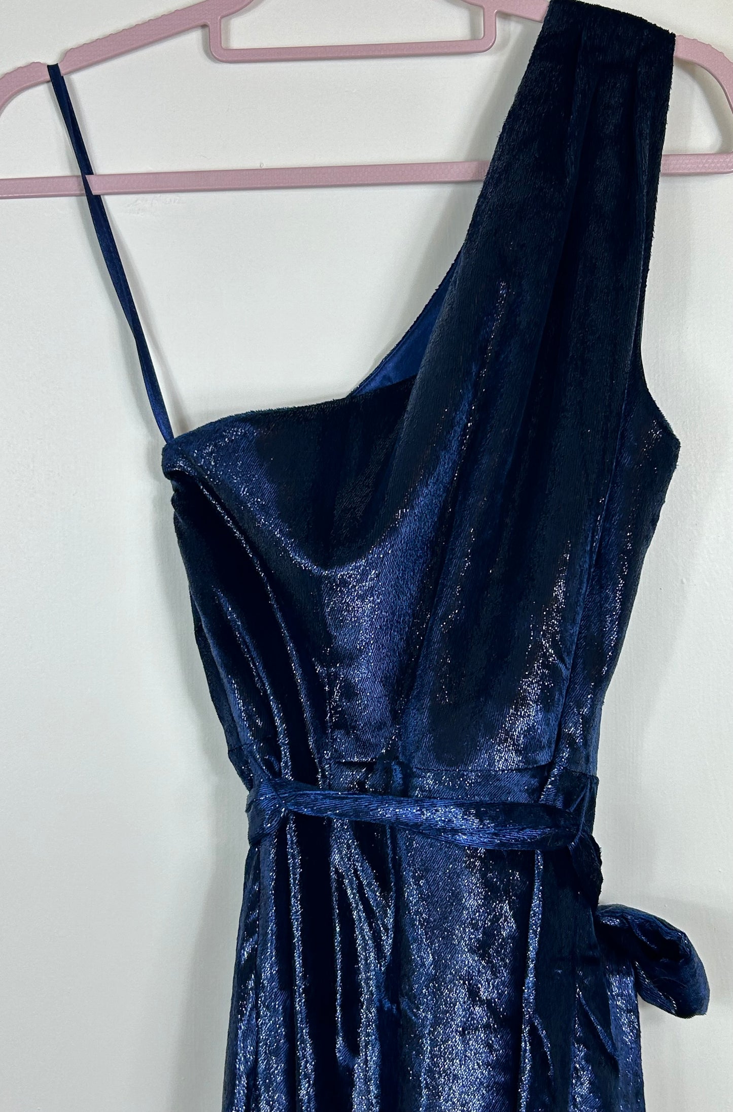 Blue Ted Baker Asymmetrical Dress