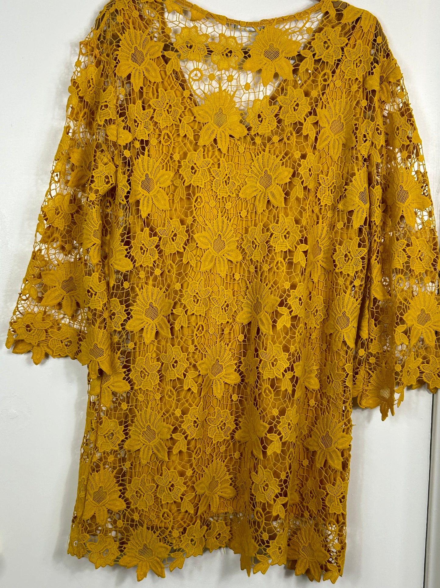 Mustard Zara Beach Dress