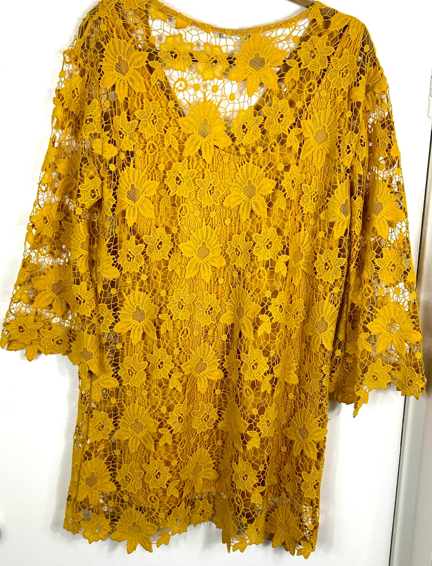 Mustard Zara Beach Dress