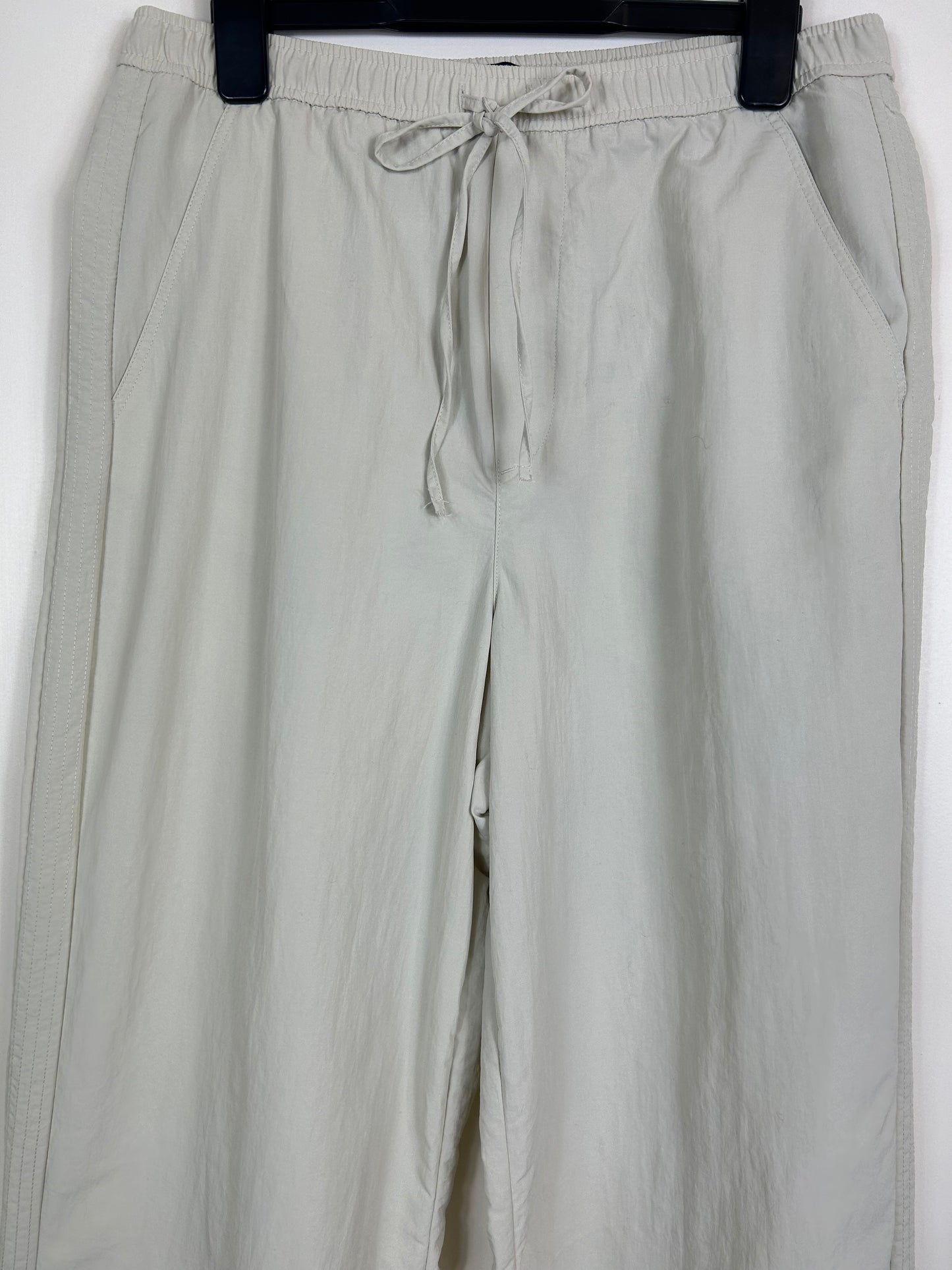 Beige Zara Cargo Style Trousers