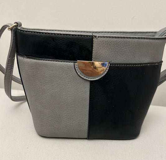 Black & Grey Superbia Crossbody Bag