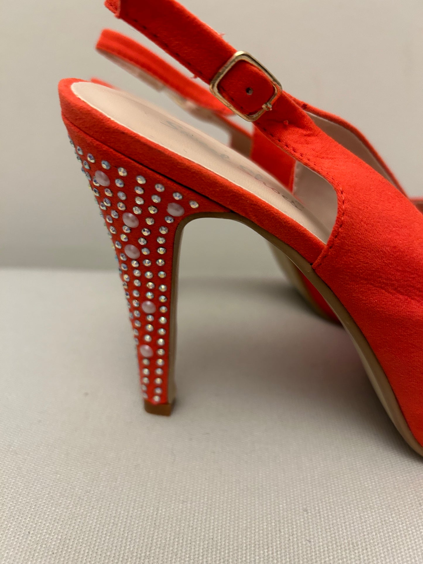 Red (Orange) Sweet Stiletto Shoes