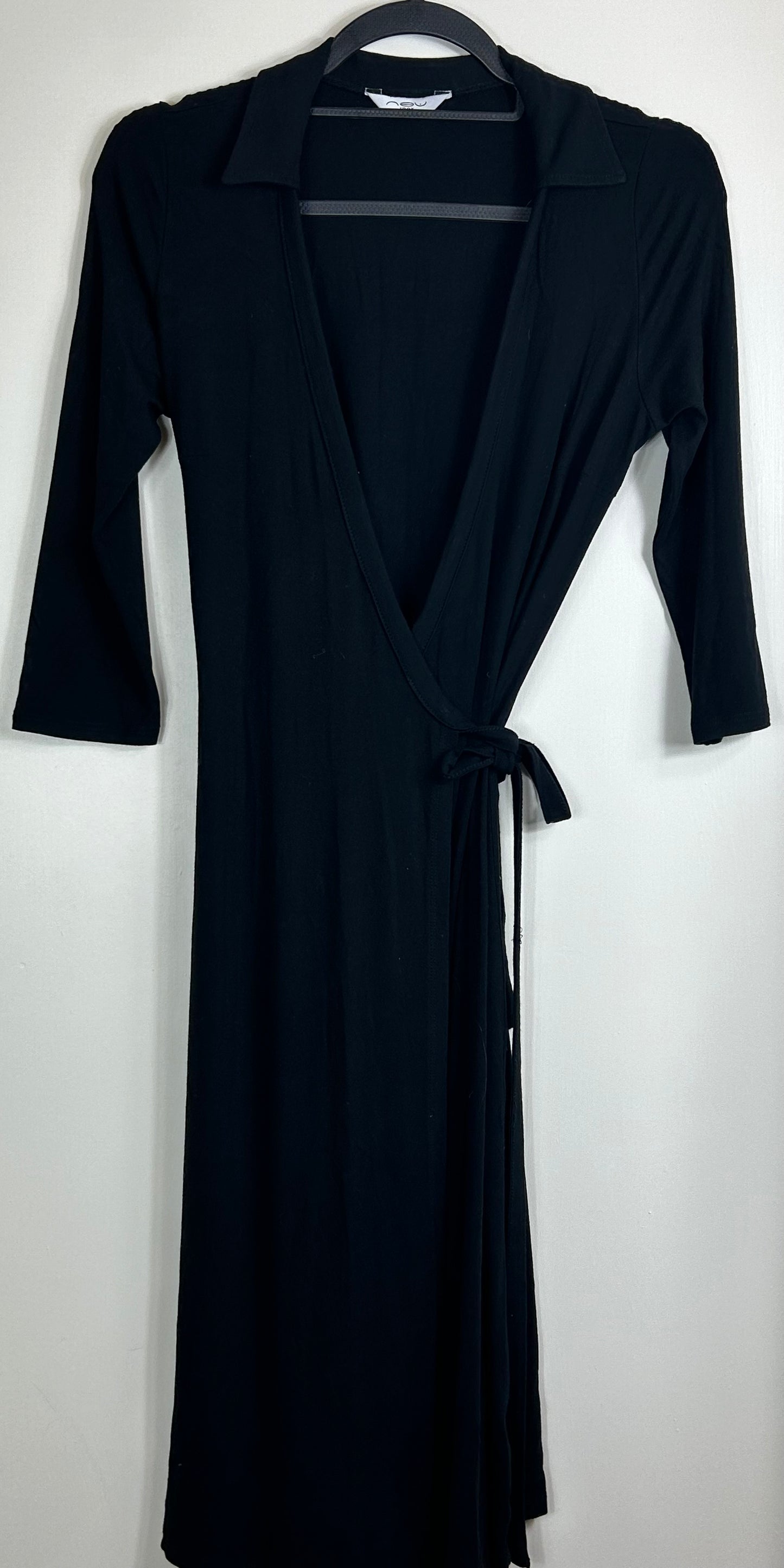 Black New Look Wrap Dress