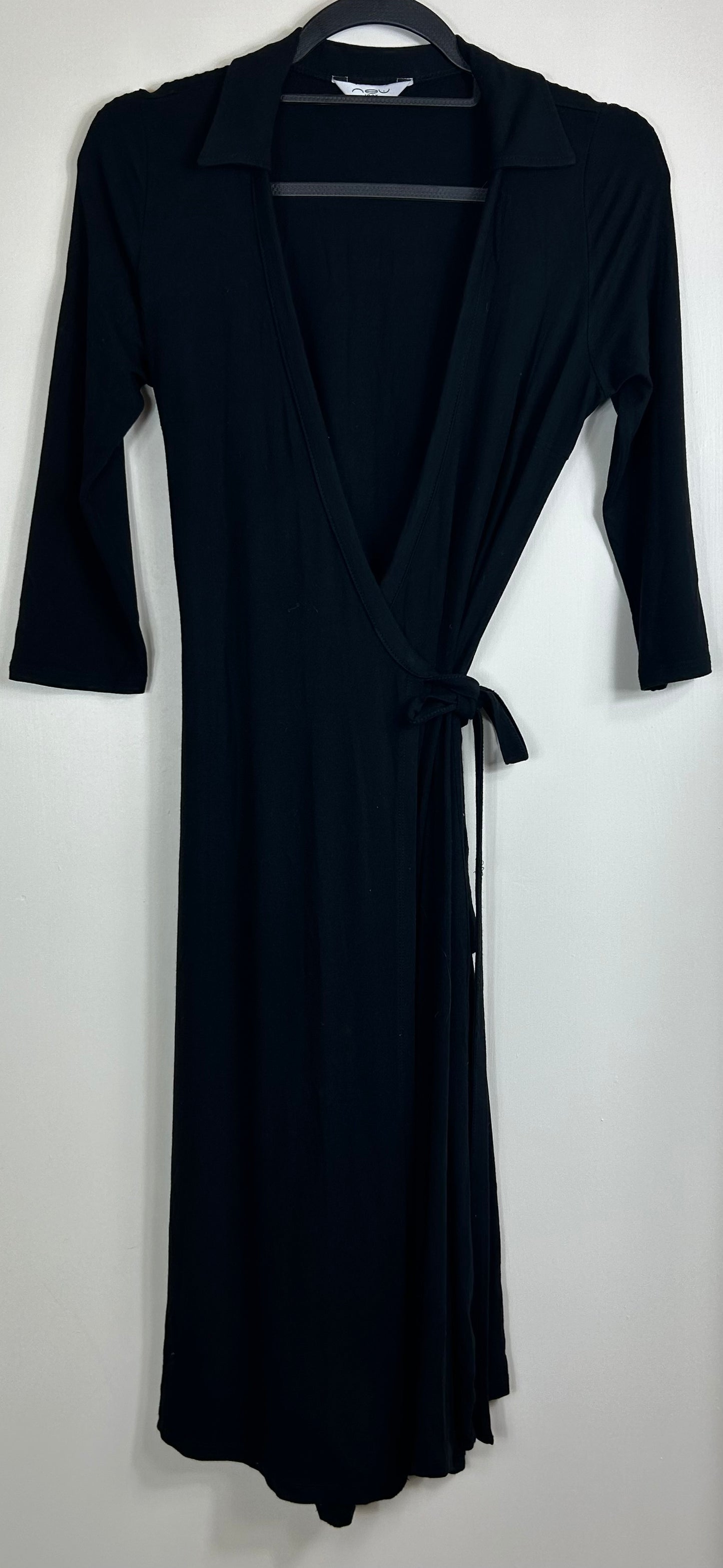 Black New Look Wrap Dress