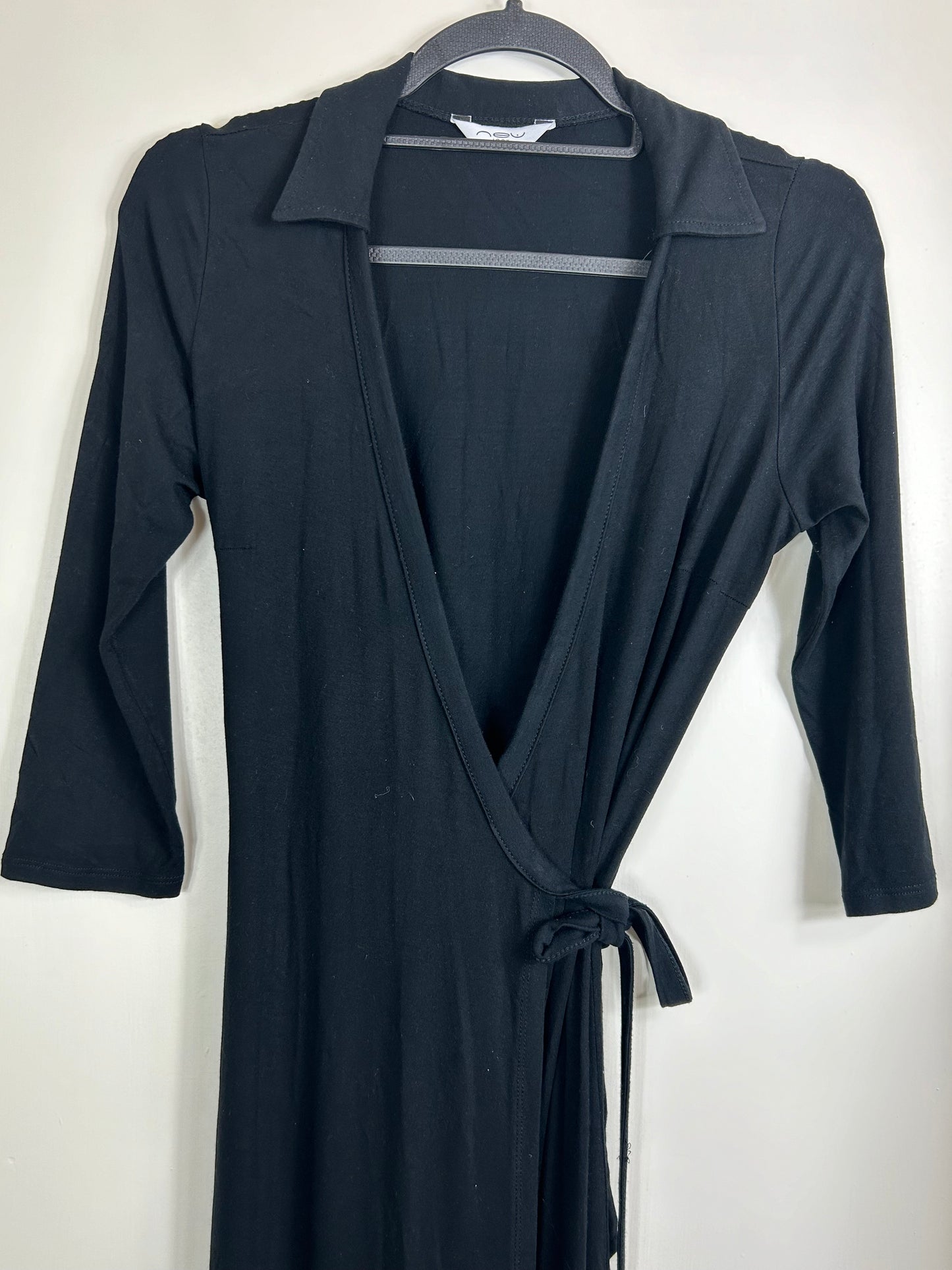 Black New Look Wrap Dress