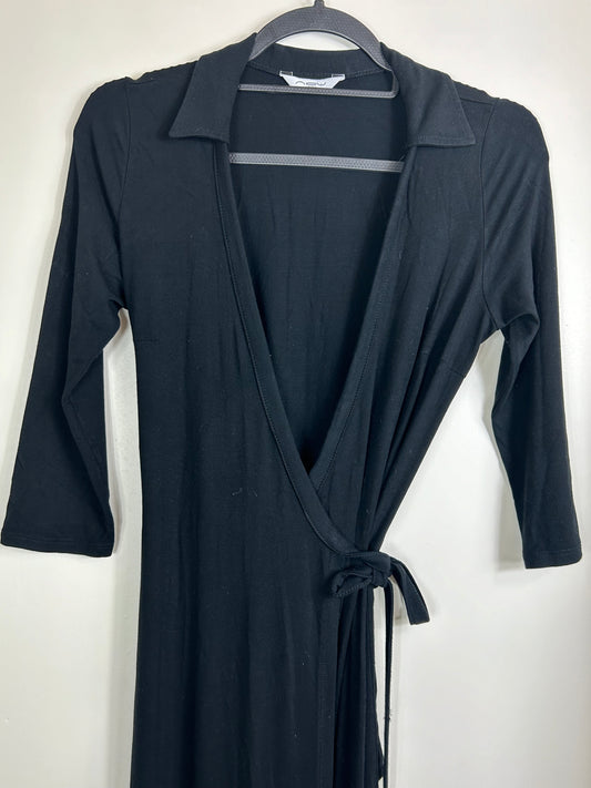 Black New Look Wrap Dress