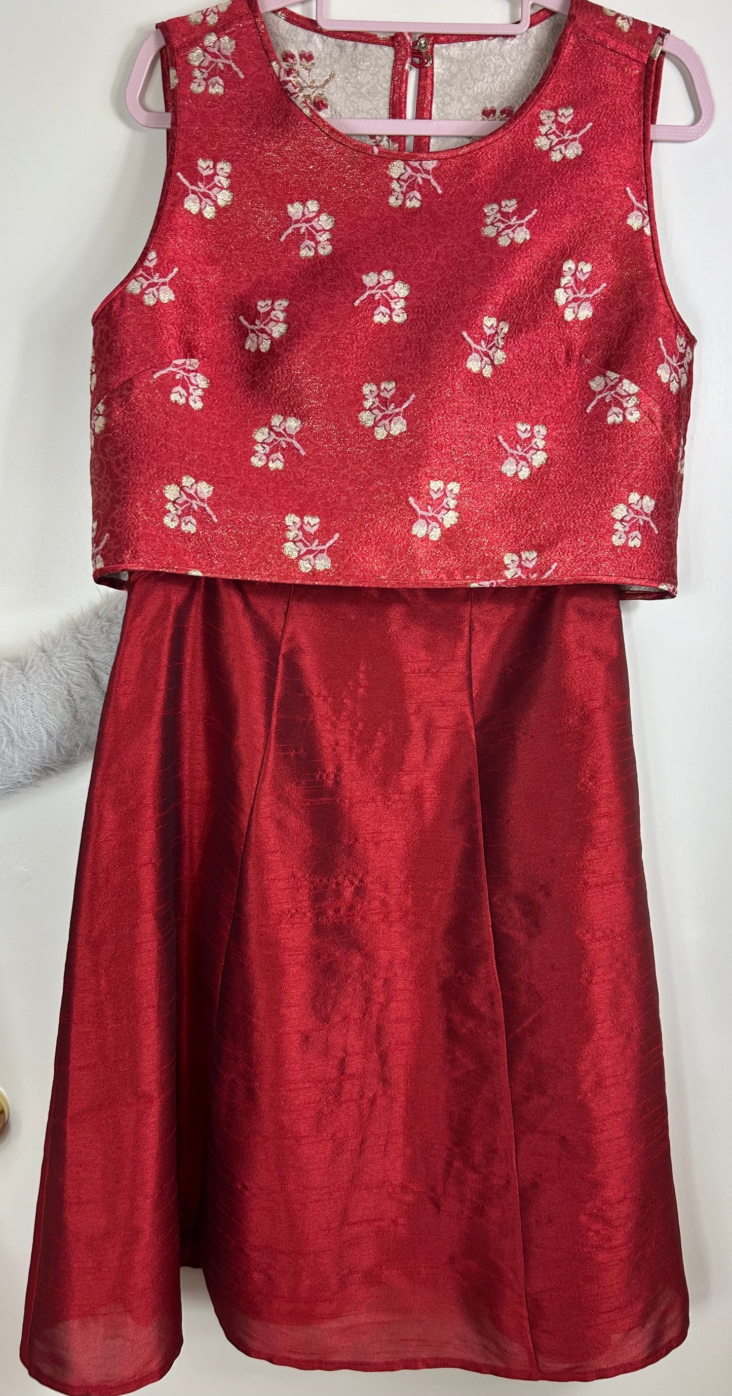 Burgundy Ariella London Skirt & Top