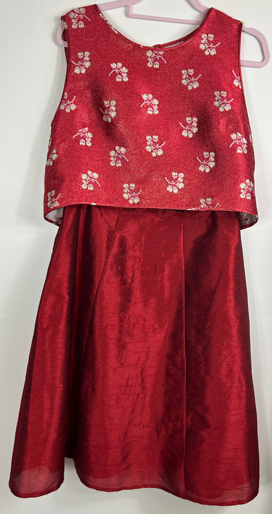 Burgundy Ariella London Skirt & Top