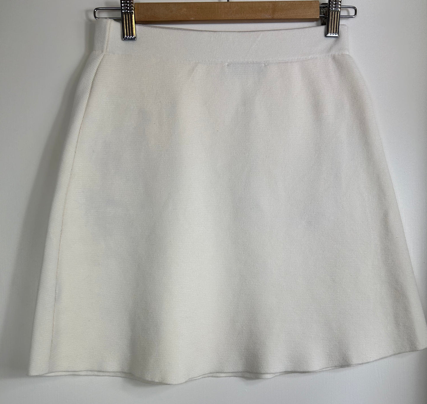 Cream ZARA Short Skirt