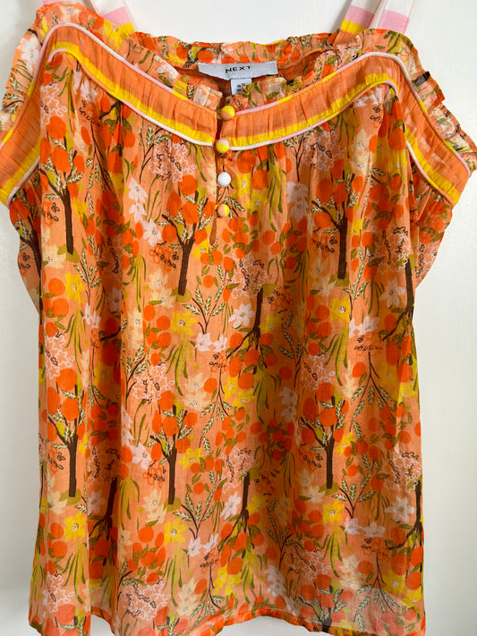 Multi Coloured Orange & Yellow NEXt Top