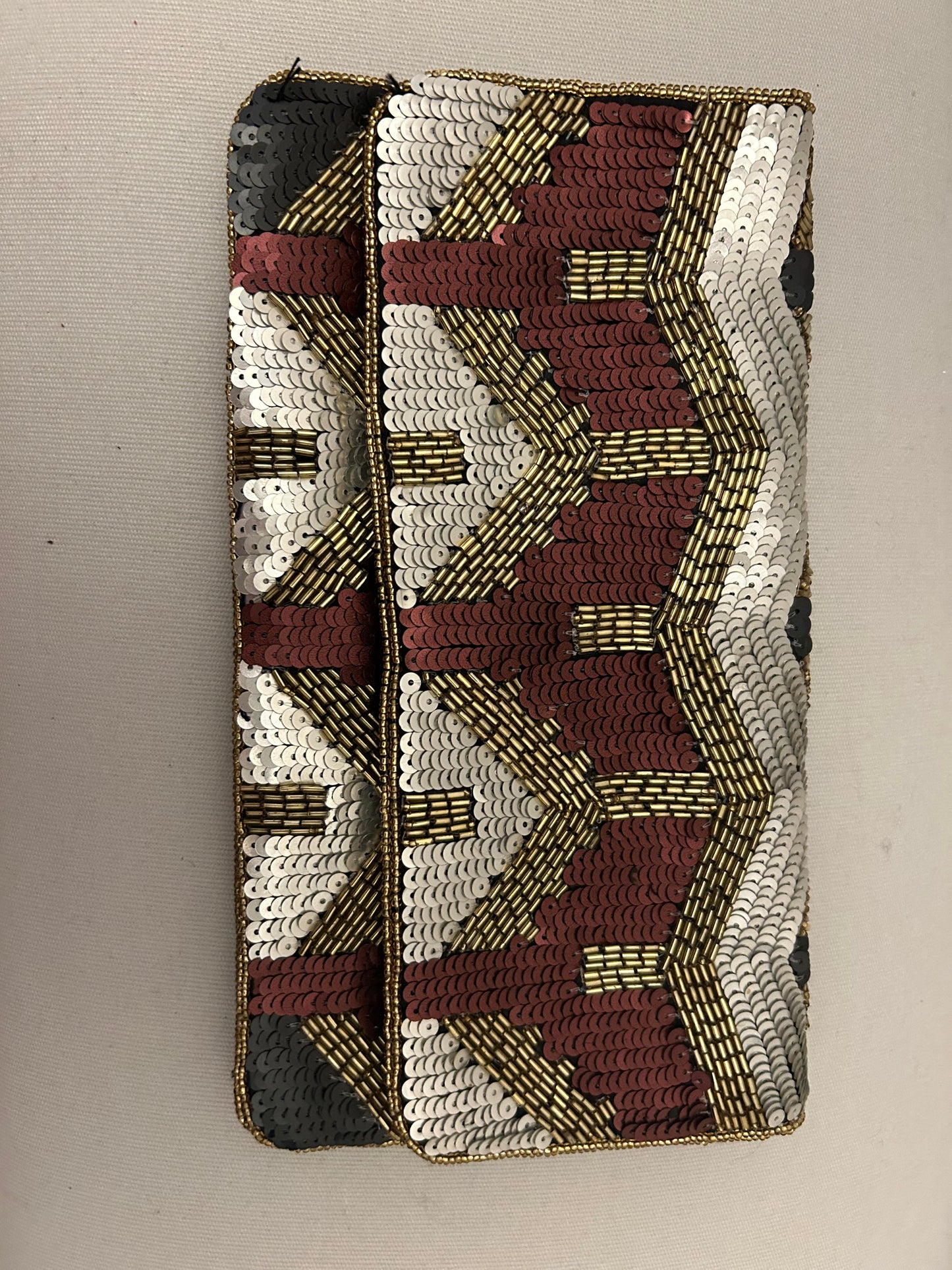 Multi Coloured Beck Sandergard Sequin Evening Bag