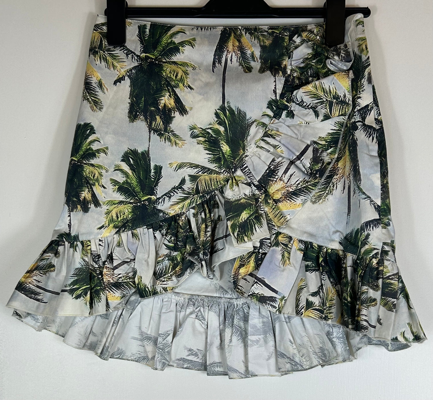 White Multi Coloured H&M Summrr Skirt