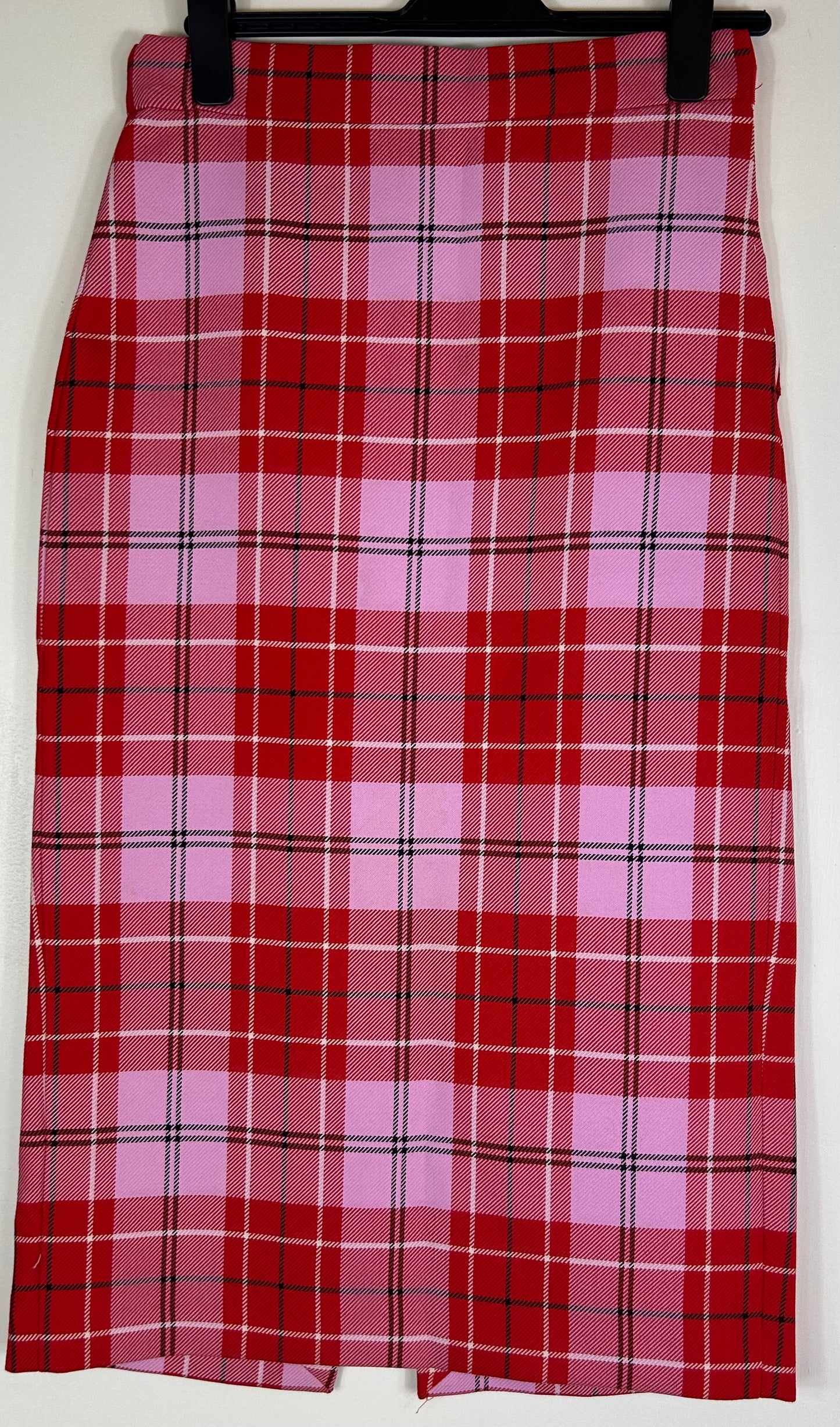 Pink & Red Checked ZARA Skirt