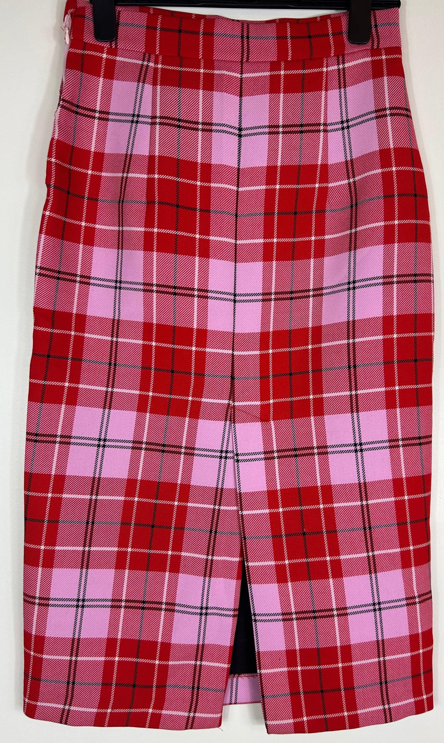 Pink & Red Checked ZARA Skirt