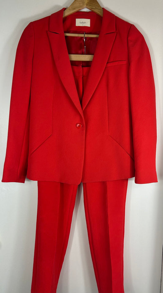 Red ba&sh Ladies Designer Trouser Suit