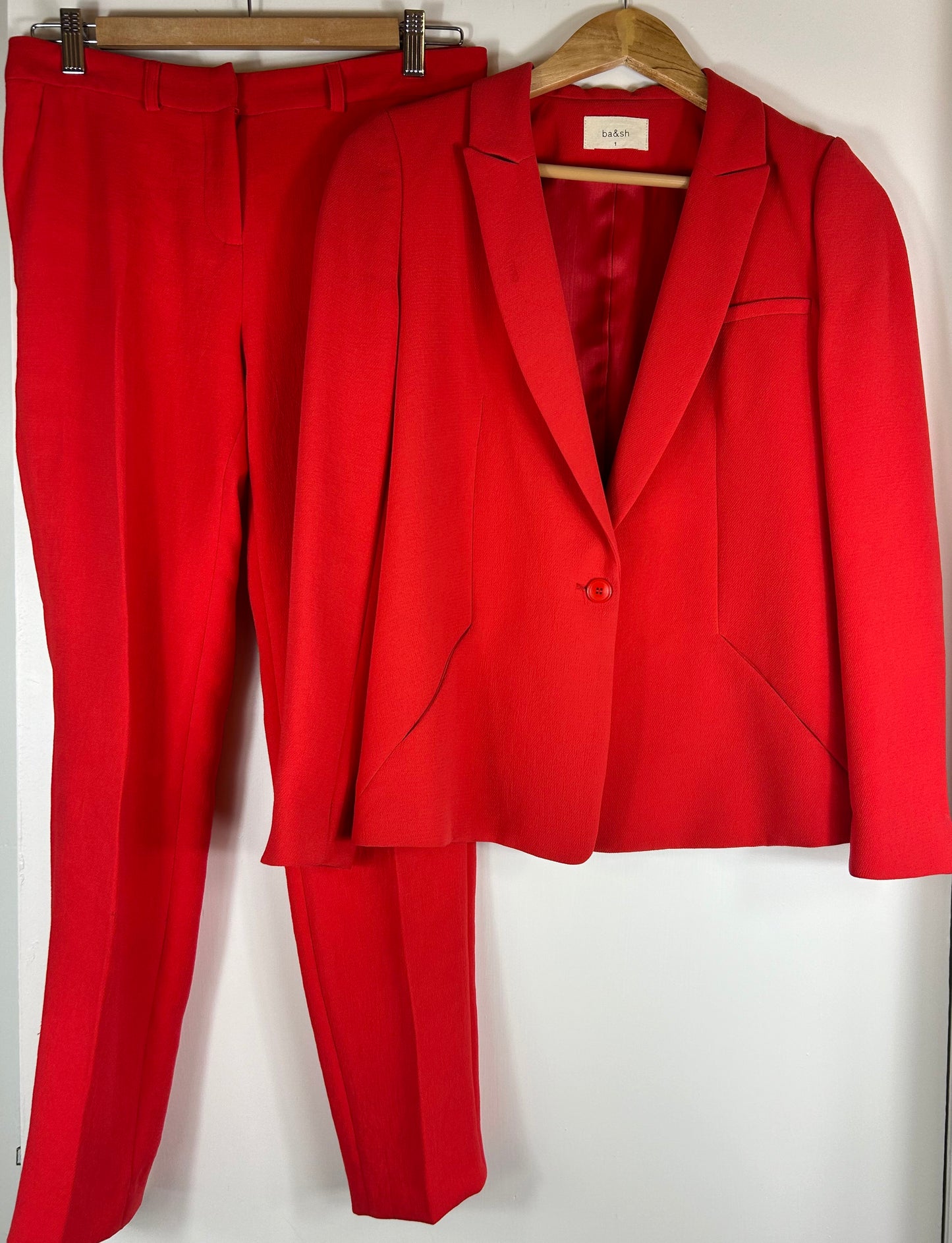 Red ba&sh Ladies Designer Trouser Suit