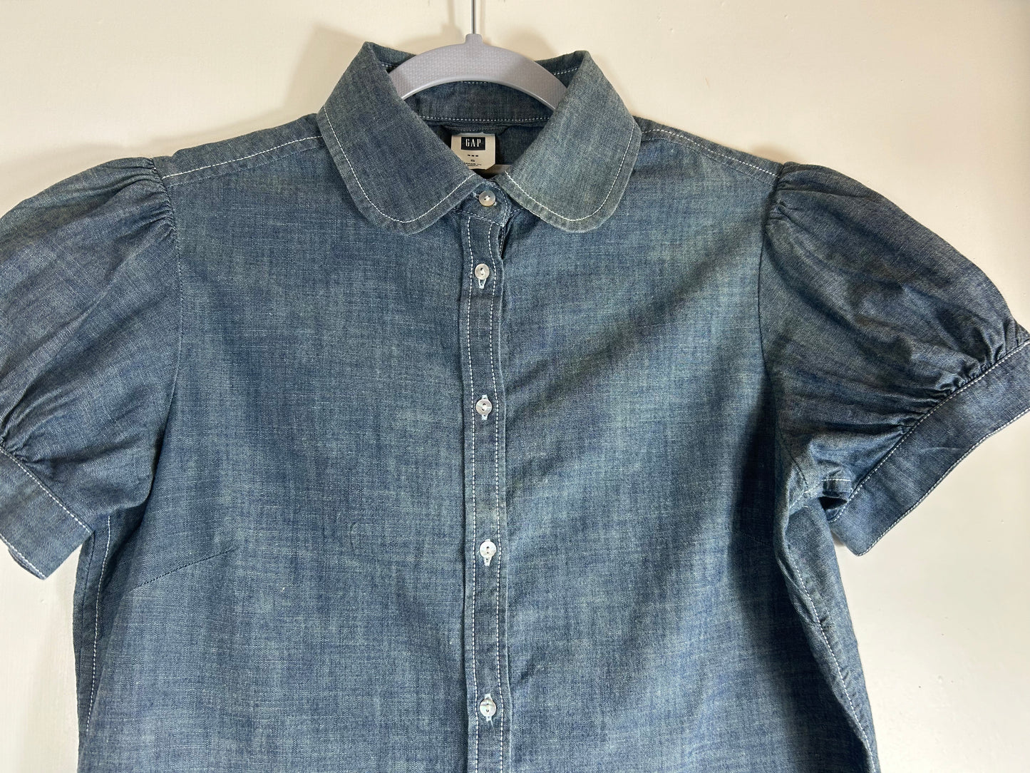 Blue Light Denim Blouse