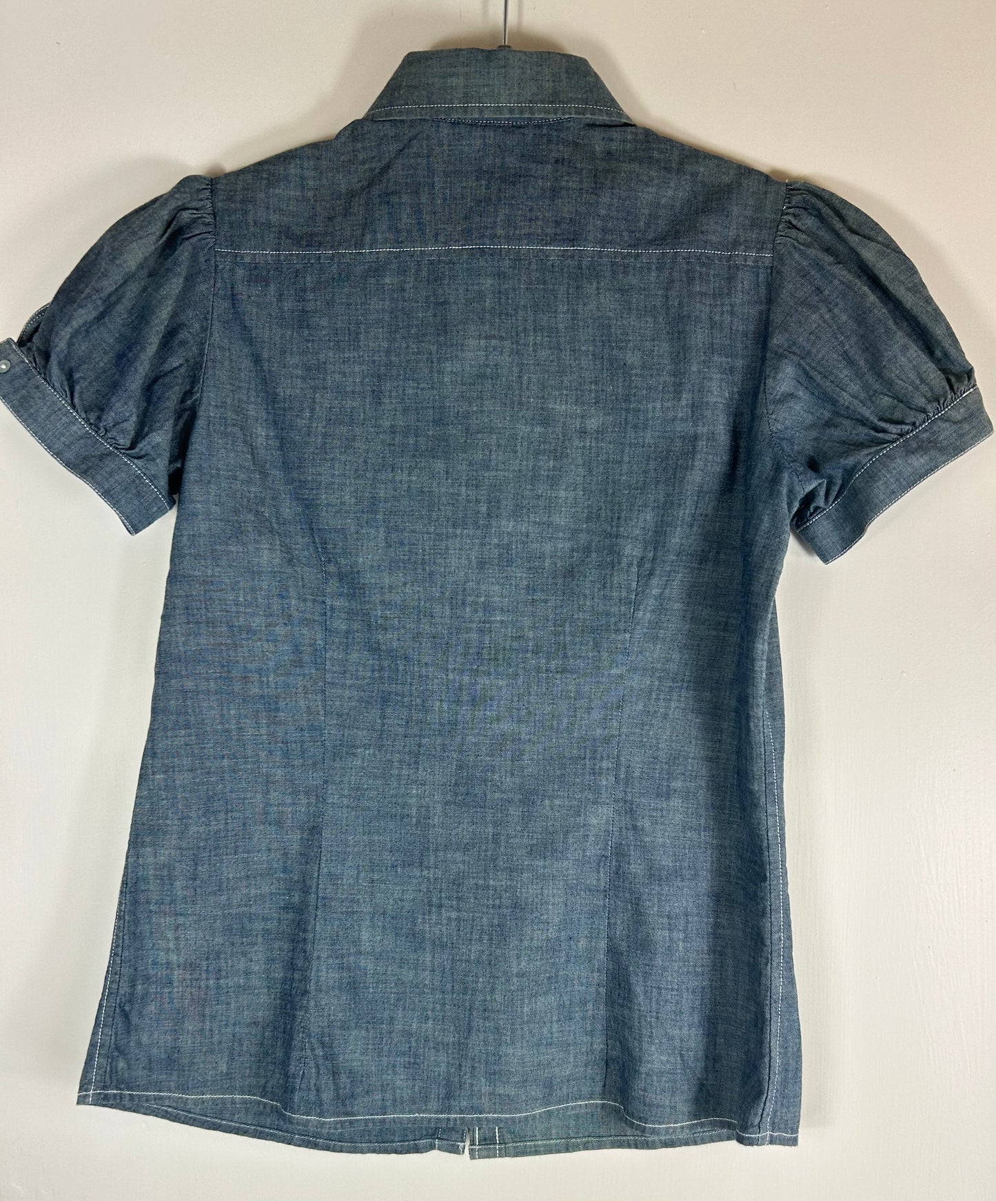 Blue Light Denim Blouse
