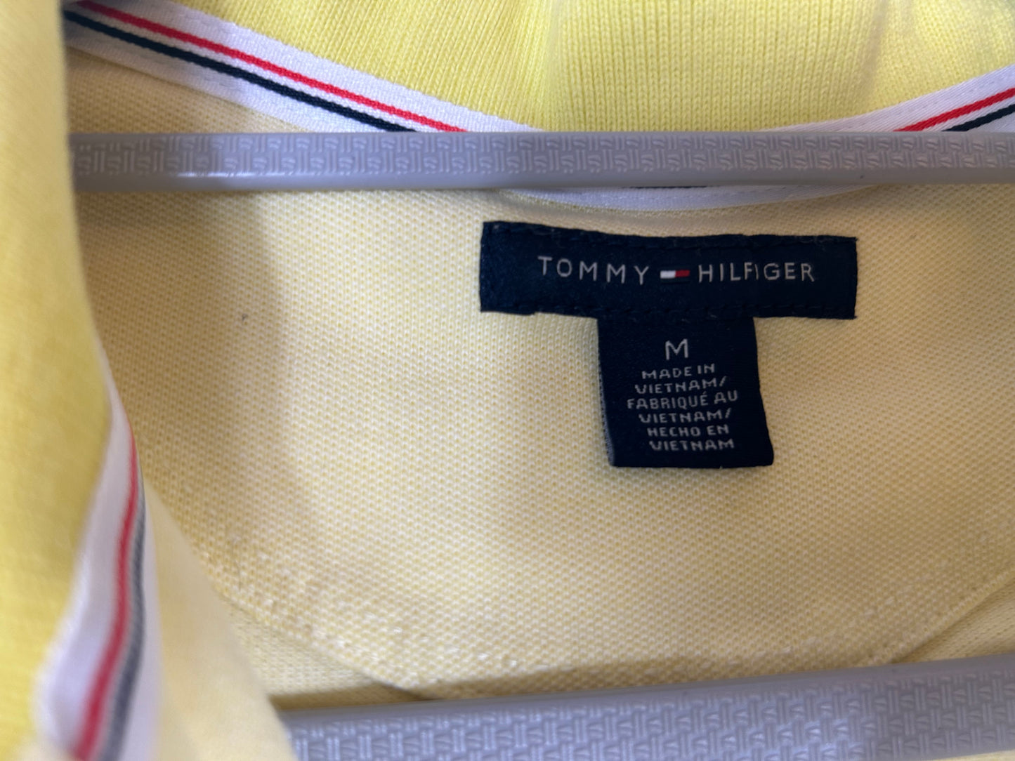 Lemon & Navy Tommy Hilfiger Polo Shirt
