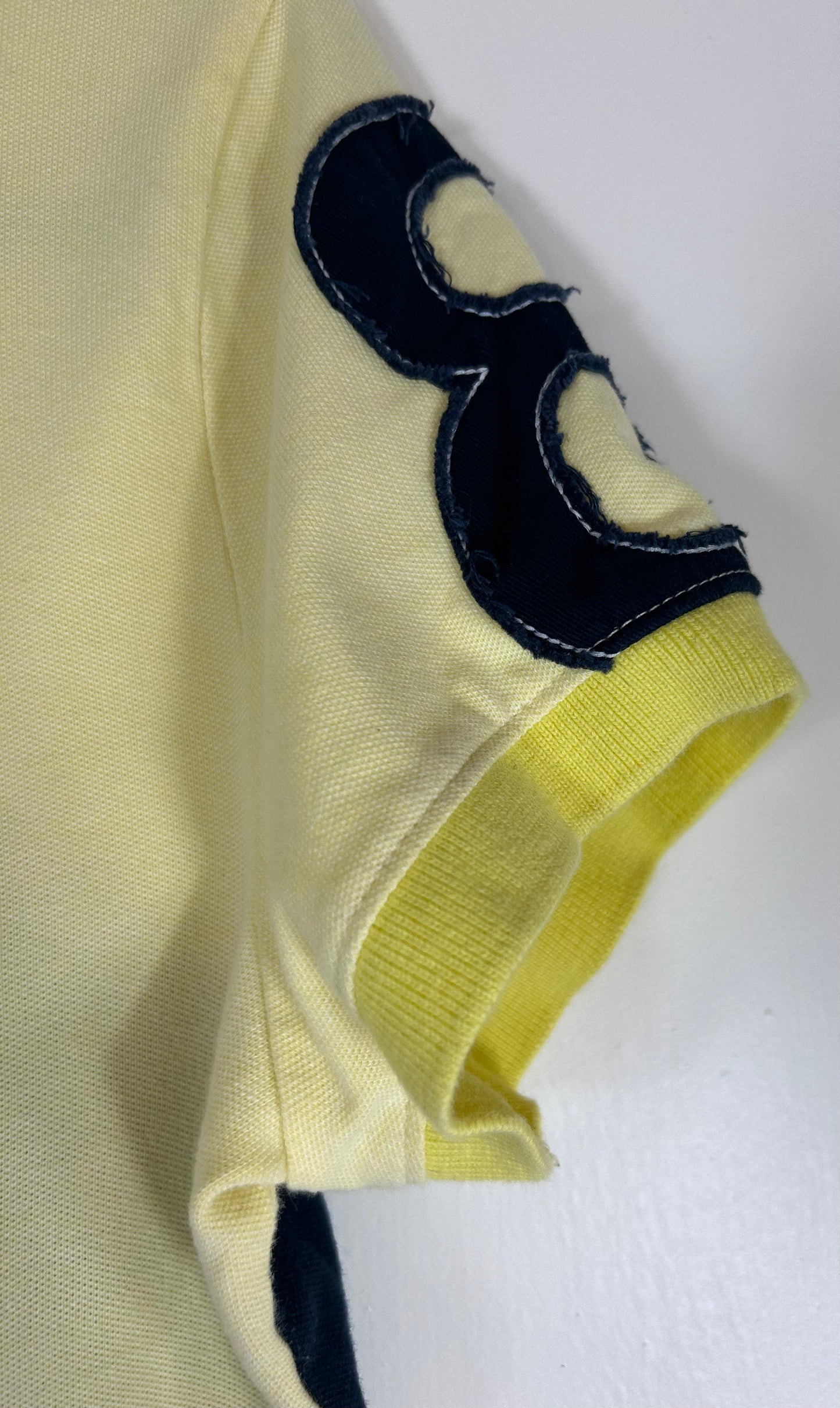 Lemon & Navy Tommy Hilfiger Polo Shirt