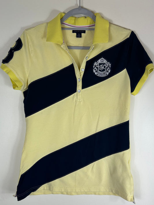 Lemon & Navy Tommy Hilfiger Polo Shirt
