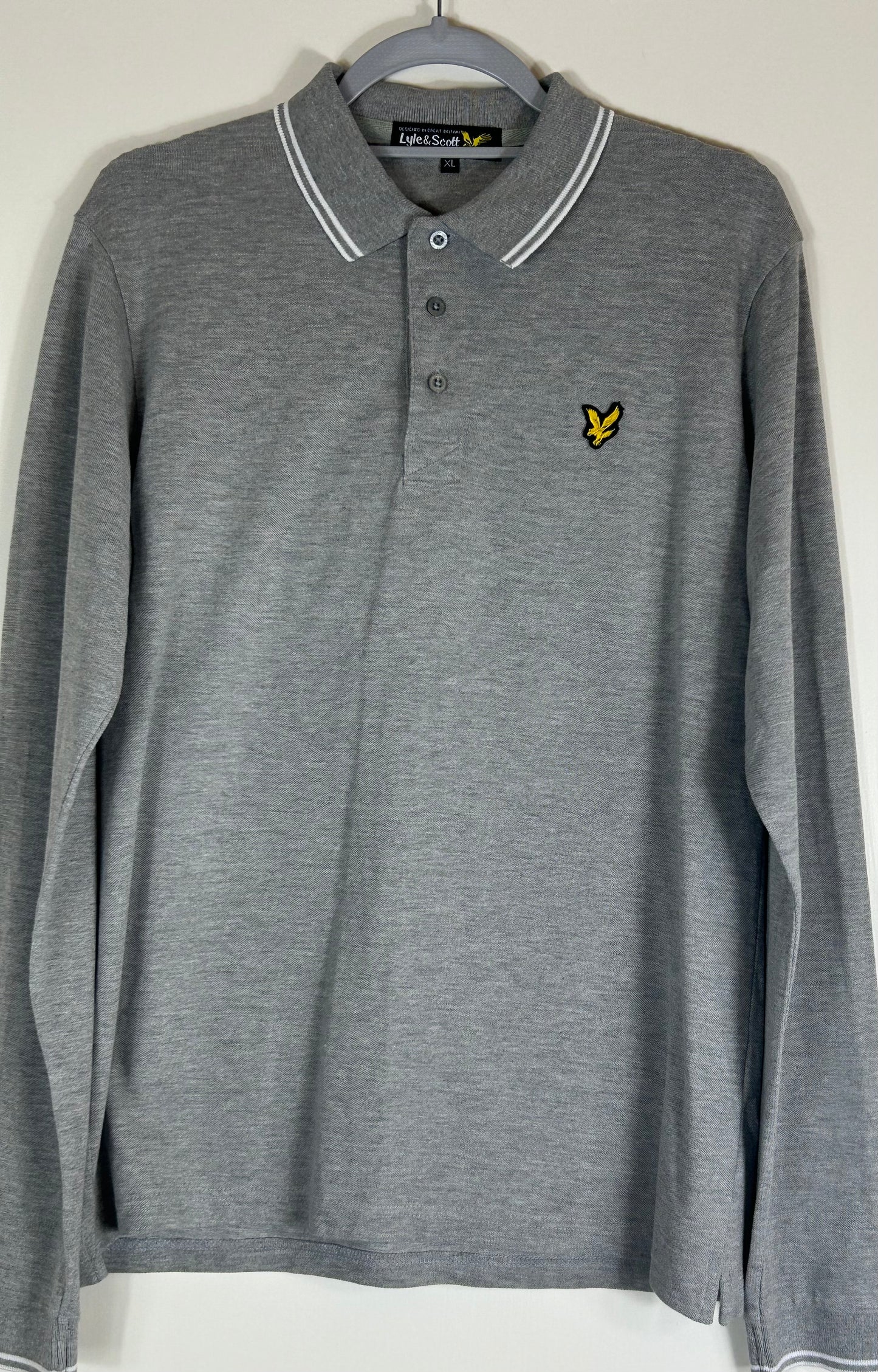 Grey LYLE & SCOTT Polo Shirt
