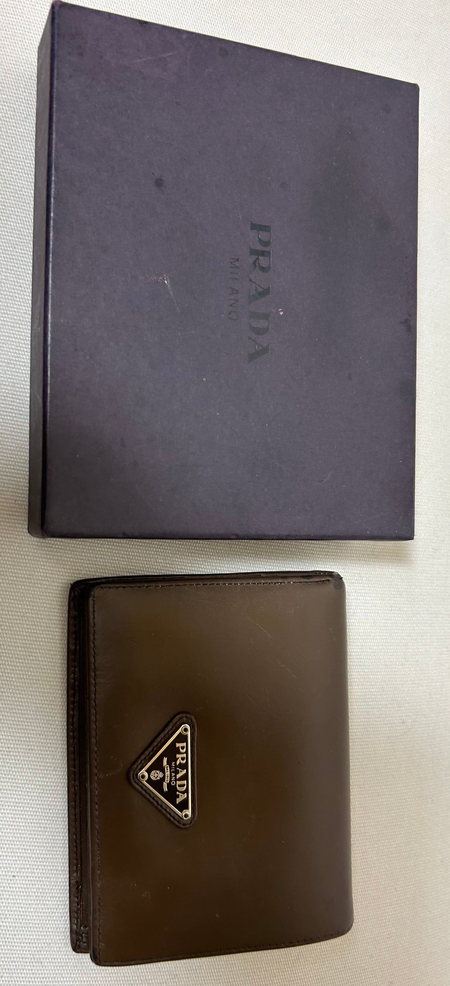 Brown Vintage PRADA Wallet