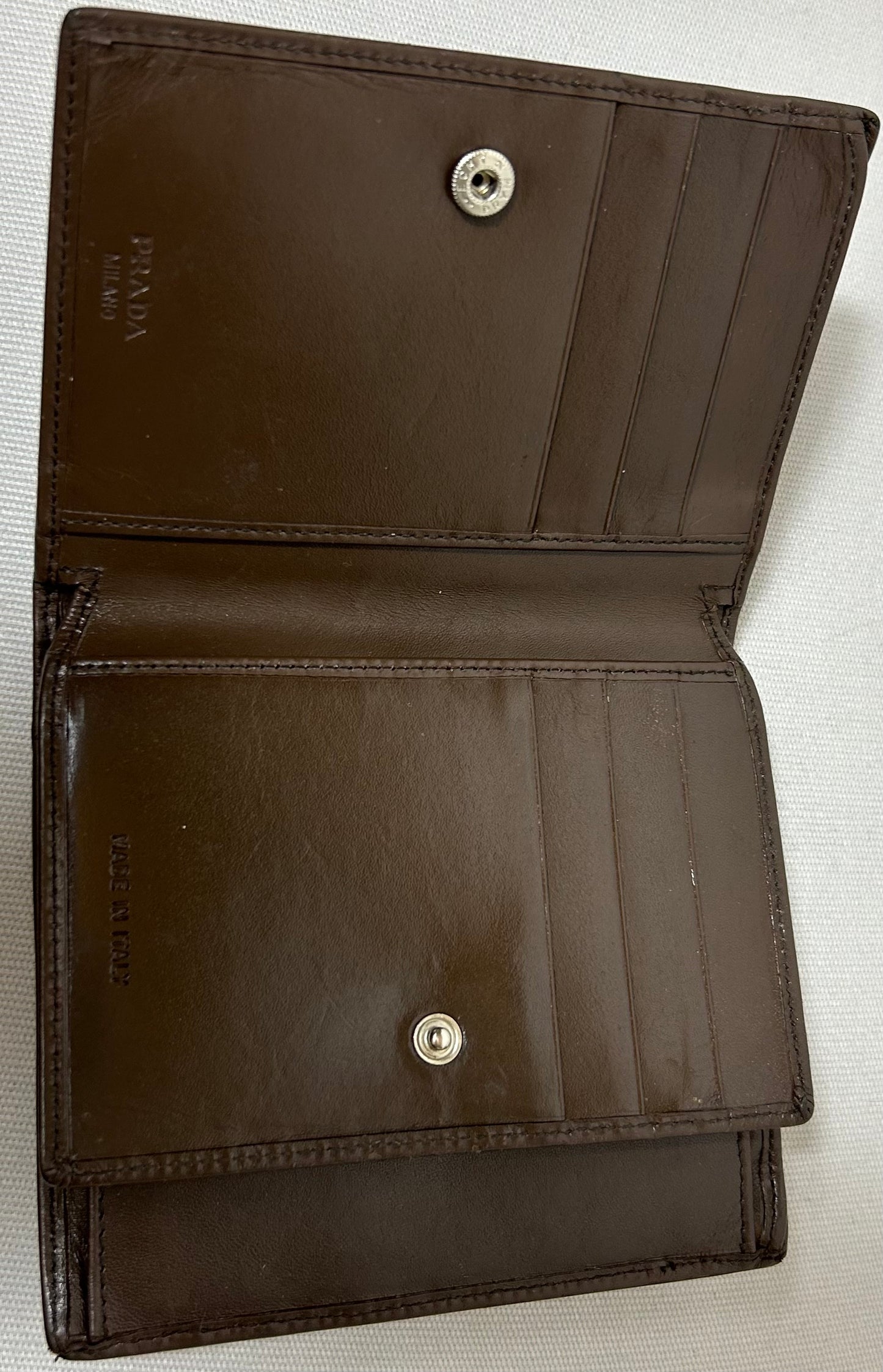 Brown Vintage PRADA Wallet
