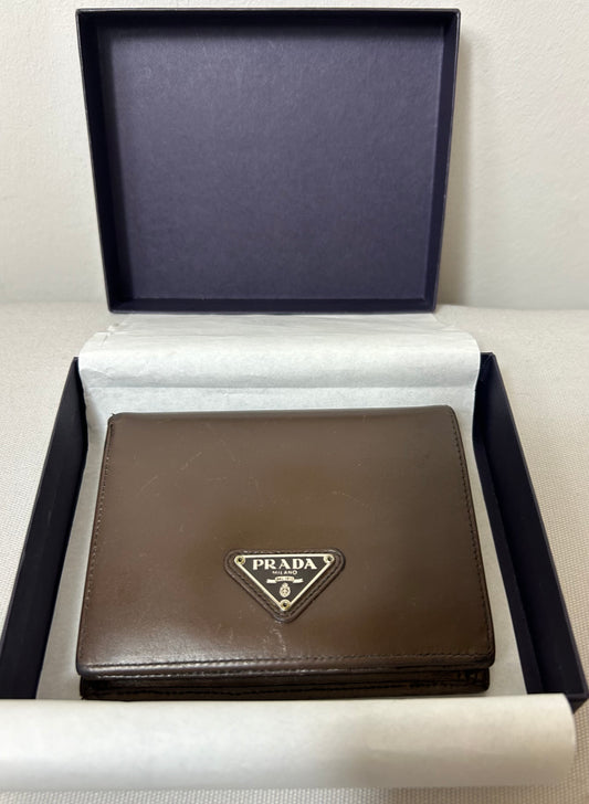 Brown Vintage PRADA Wallet