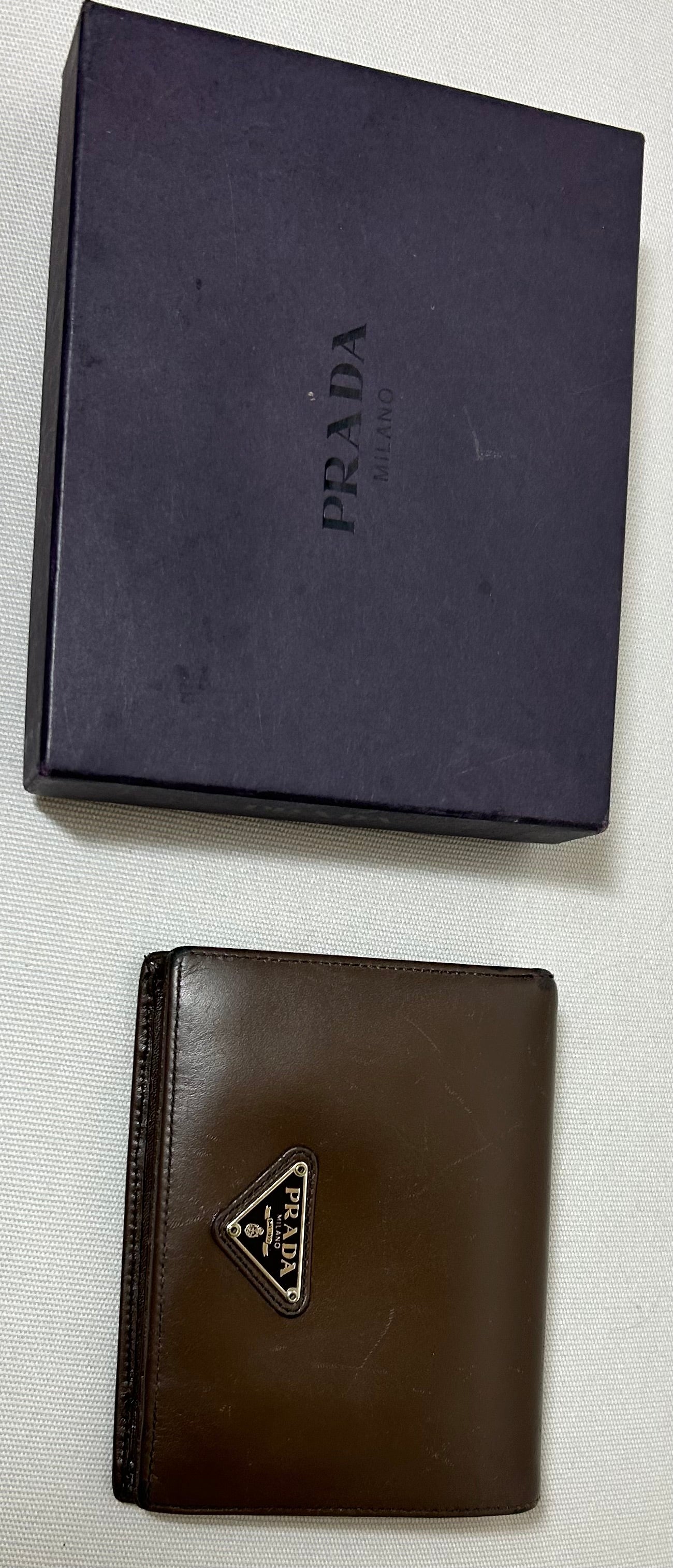 Brown Vintage PRADA Wallet