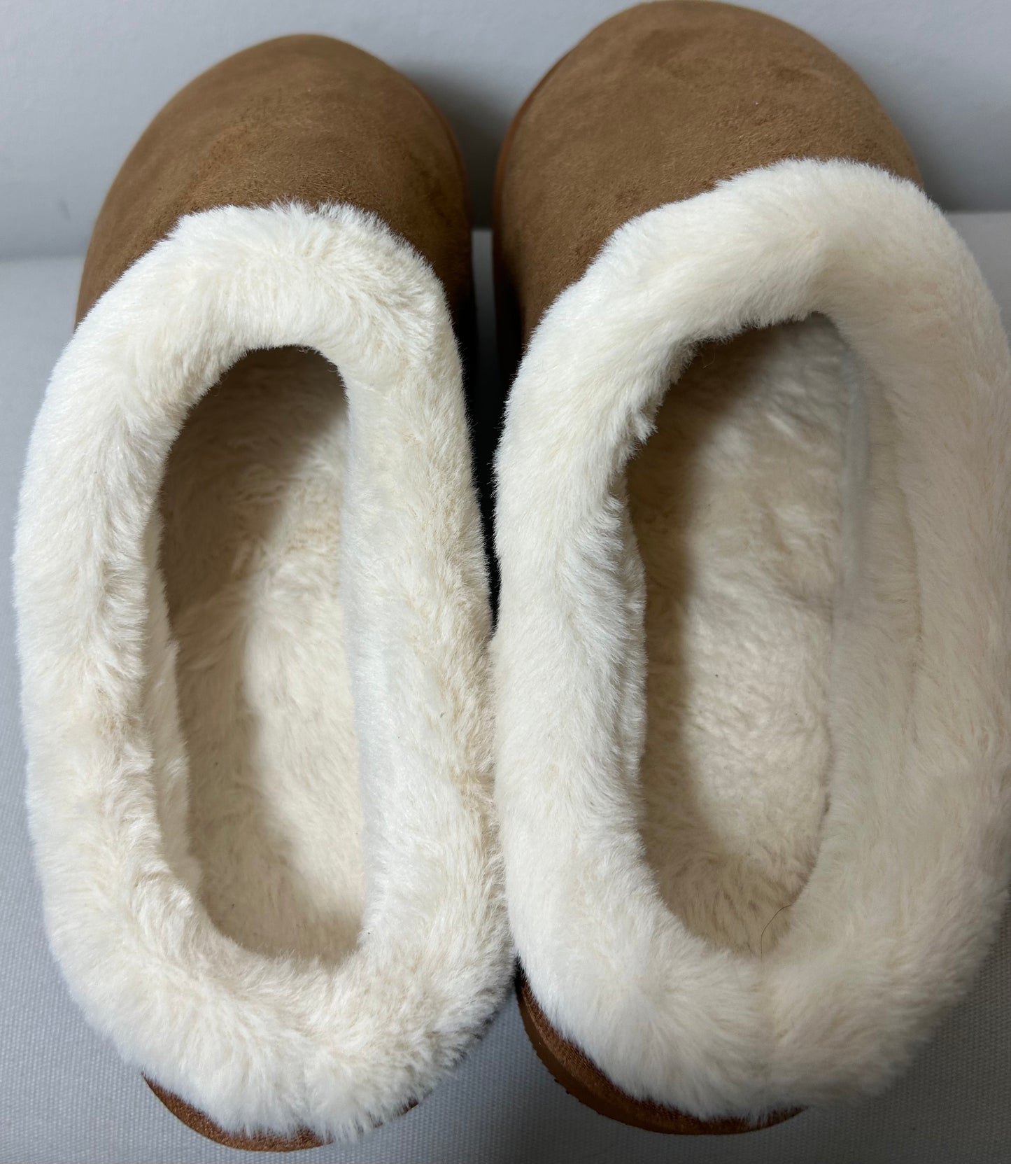 Camel Platform Sole Slippers