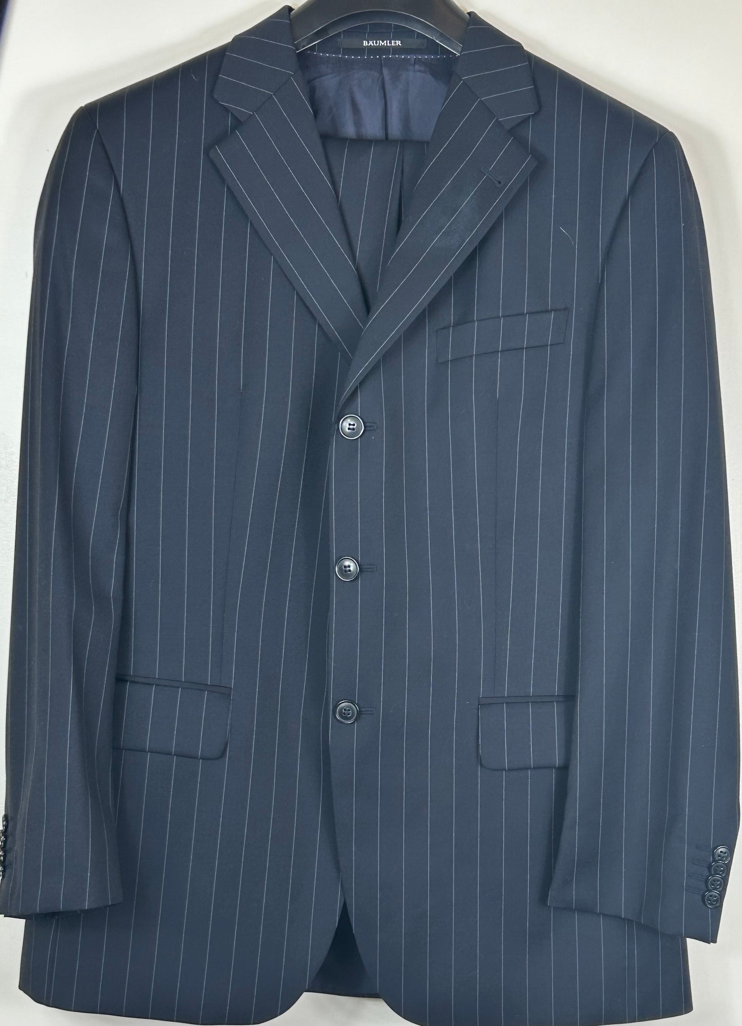 Navy Pinstripe Gents BAUMLER Suit