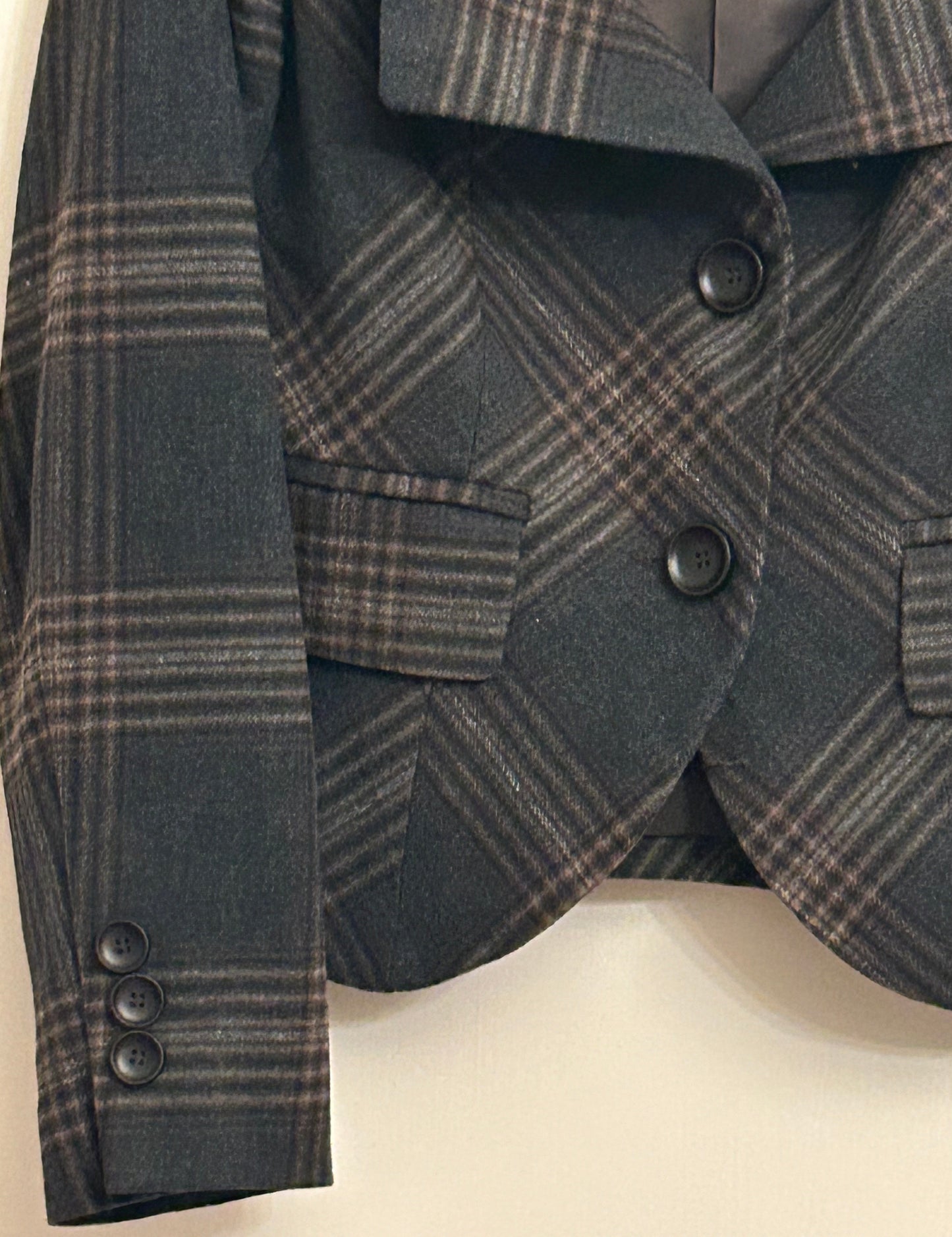 Checked Ladies Short ZARA Jacket