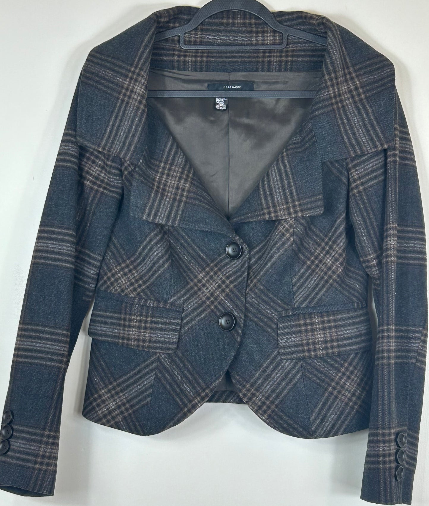 Checked Ladies Short ZARA Jacket