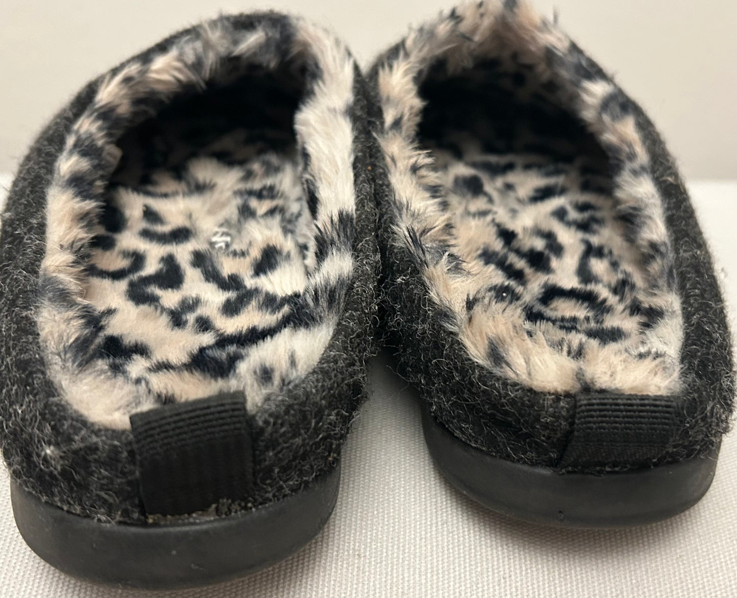 Grey M&S Slip On Slippers