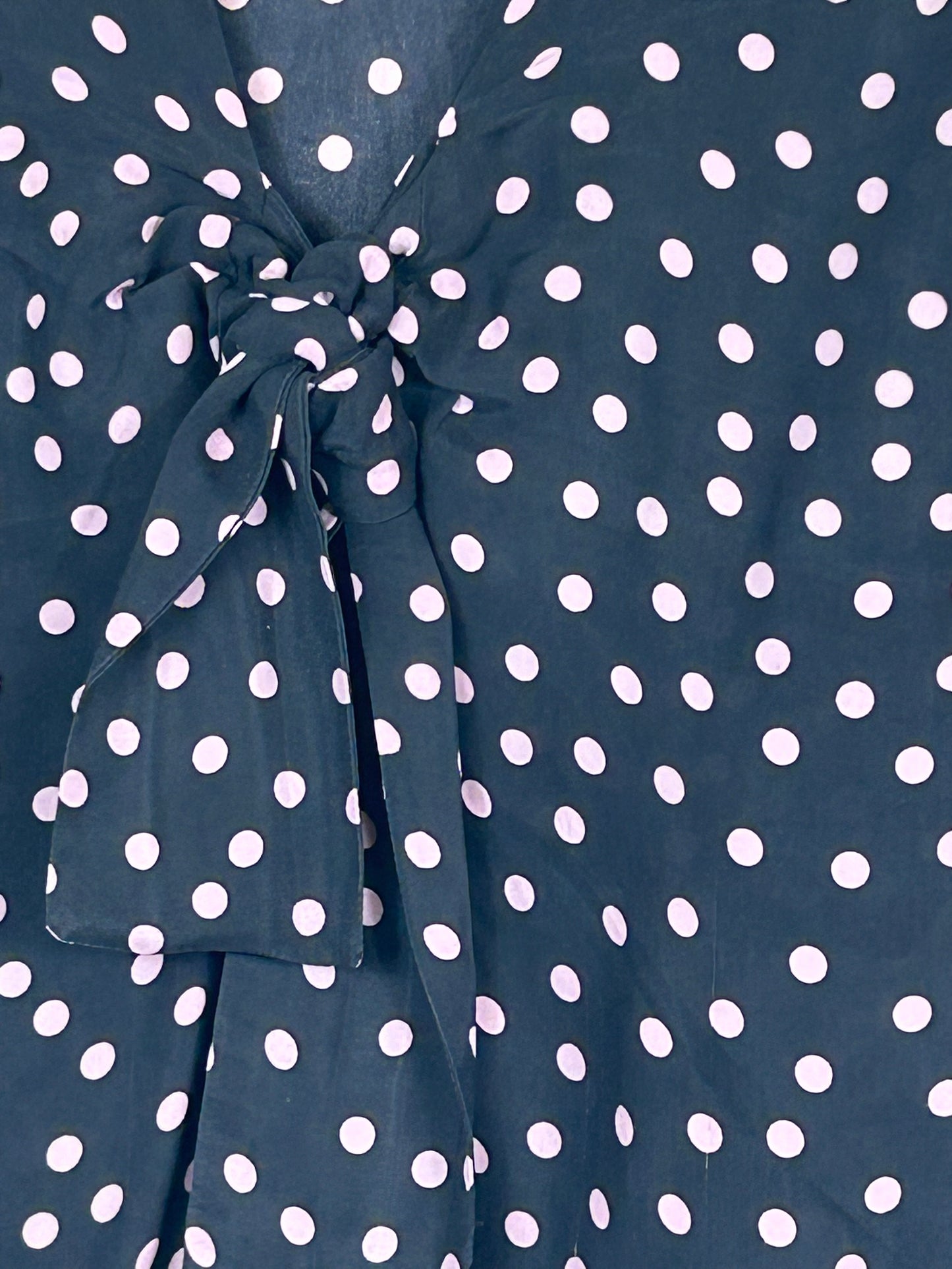 Navy & Pink ZARA Blouse