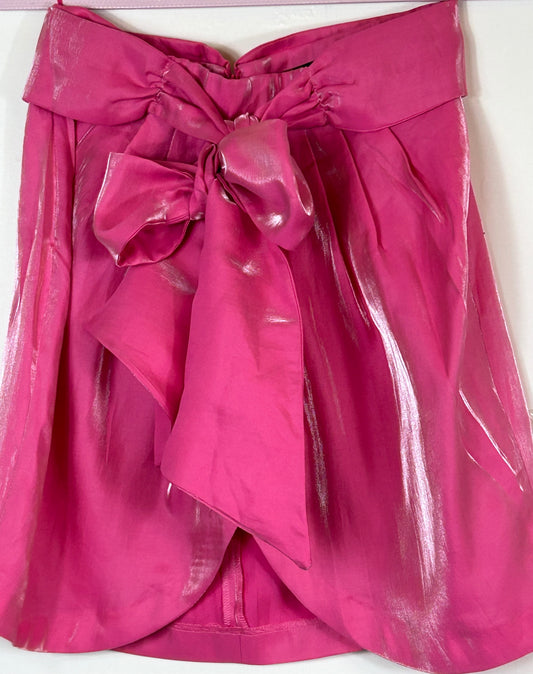 Cerise Pink. ZARA Mini Skirt