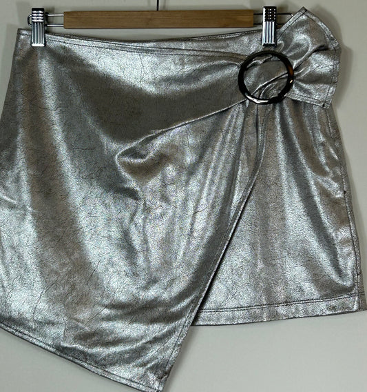 Silver ZARA Mini Skirt