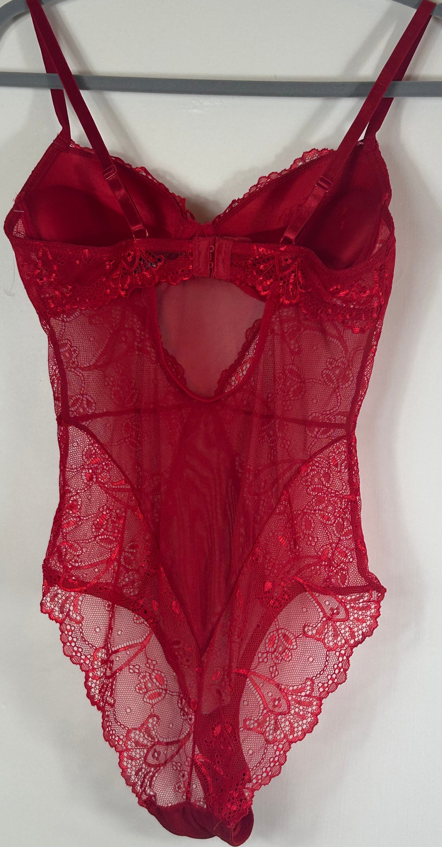 Red Sheer Lace Body