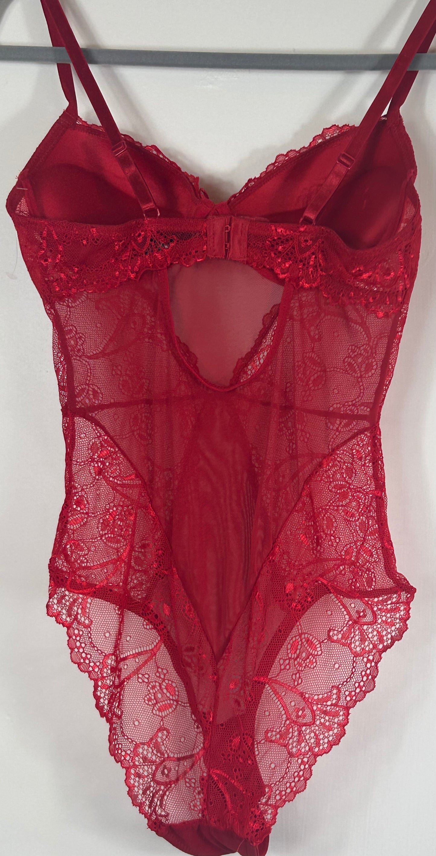 Red Sheer Lace Body