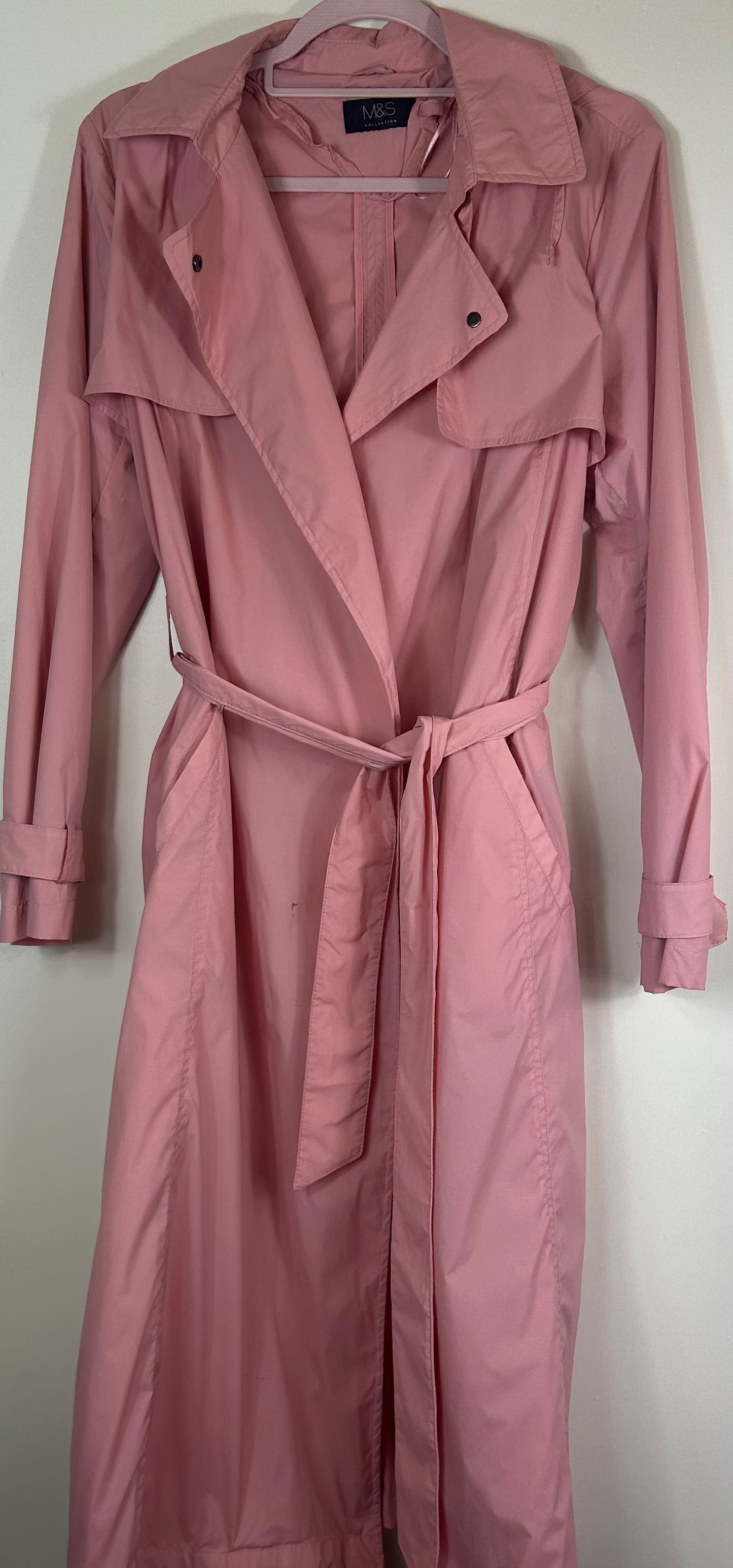 Pink M&S Shower Proof Raincoat