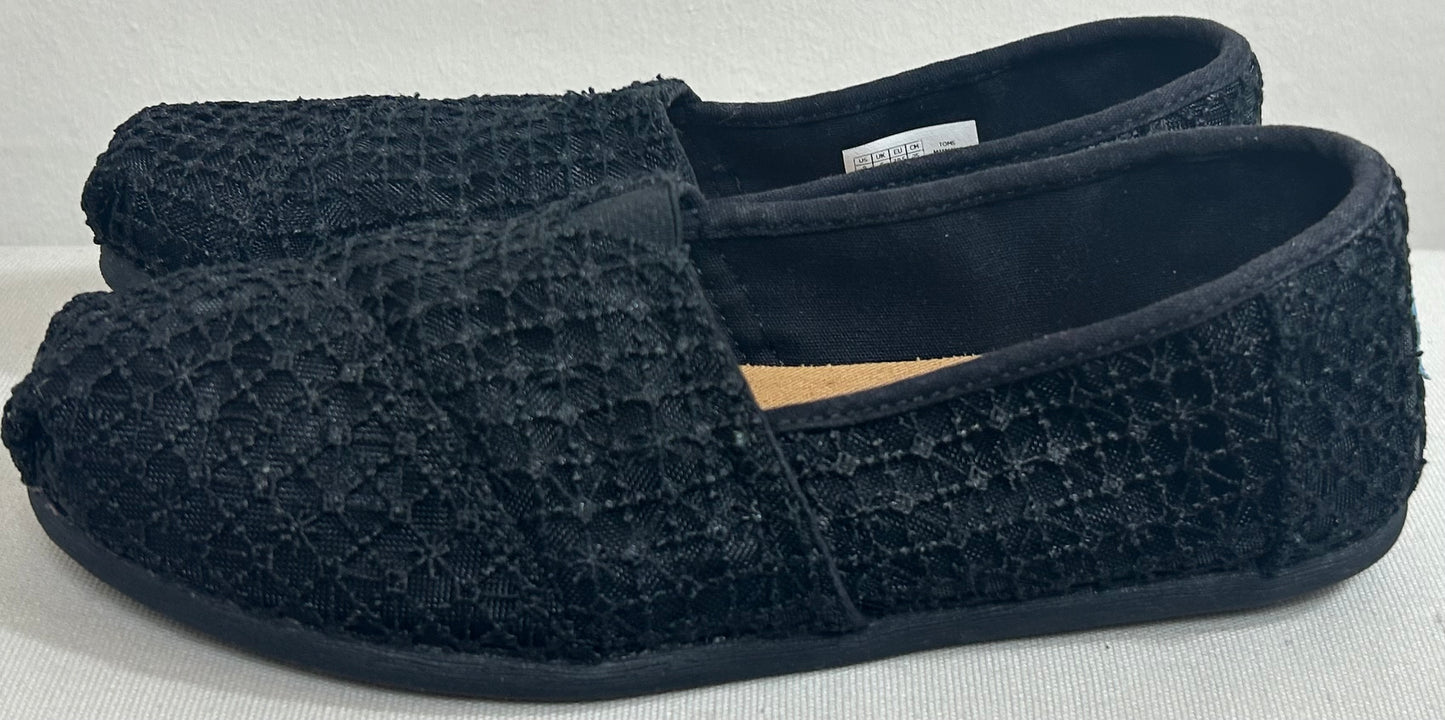 Black TOMS Ladies Shoes