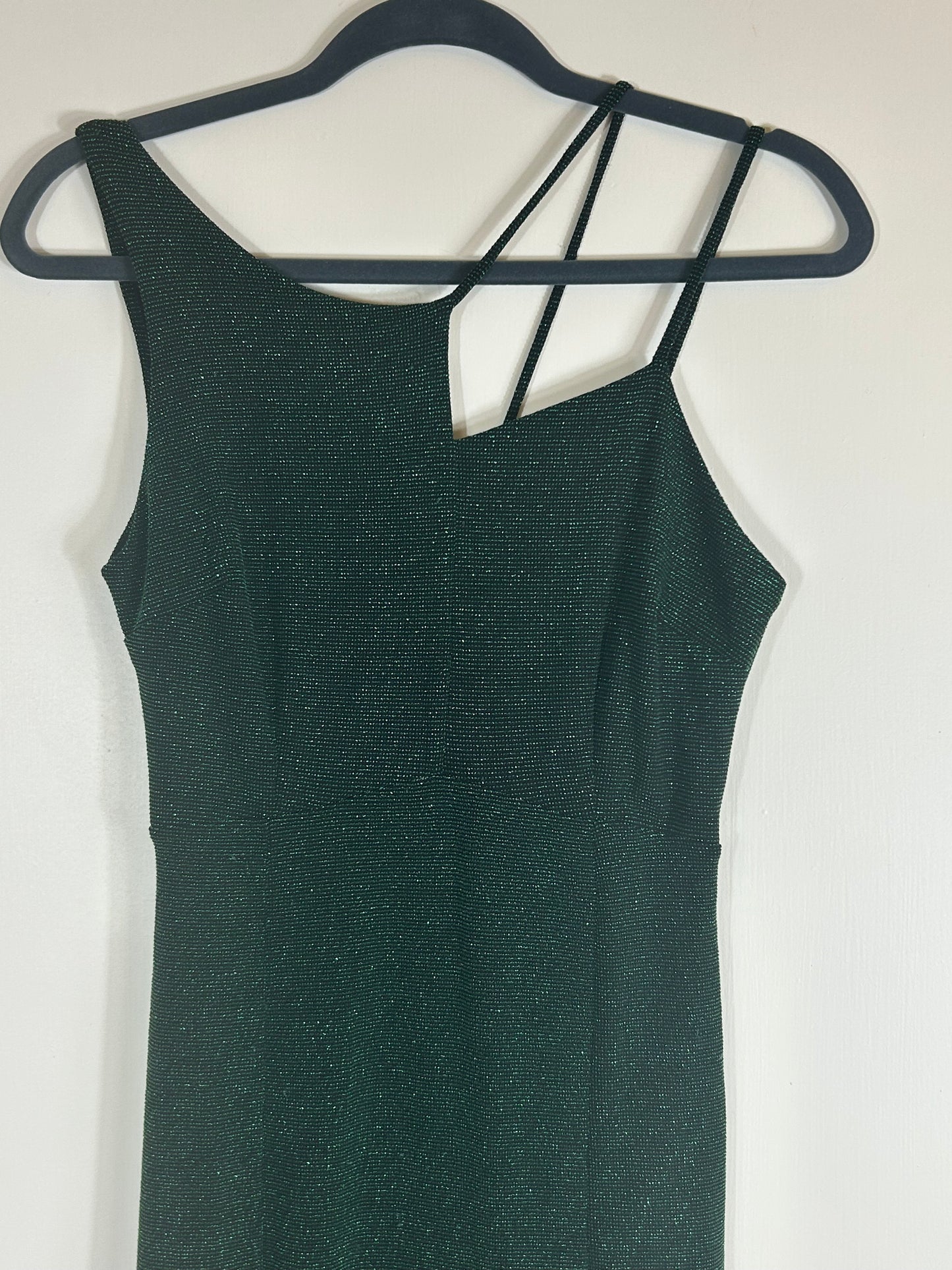Green NEXT Lurex Strappy Dress