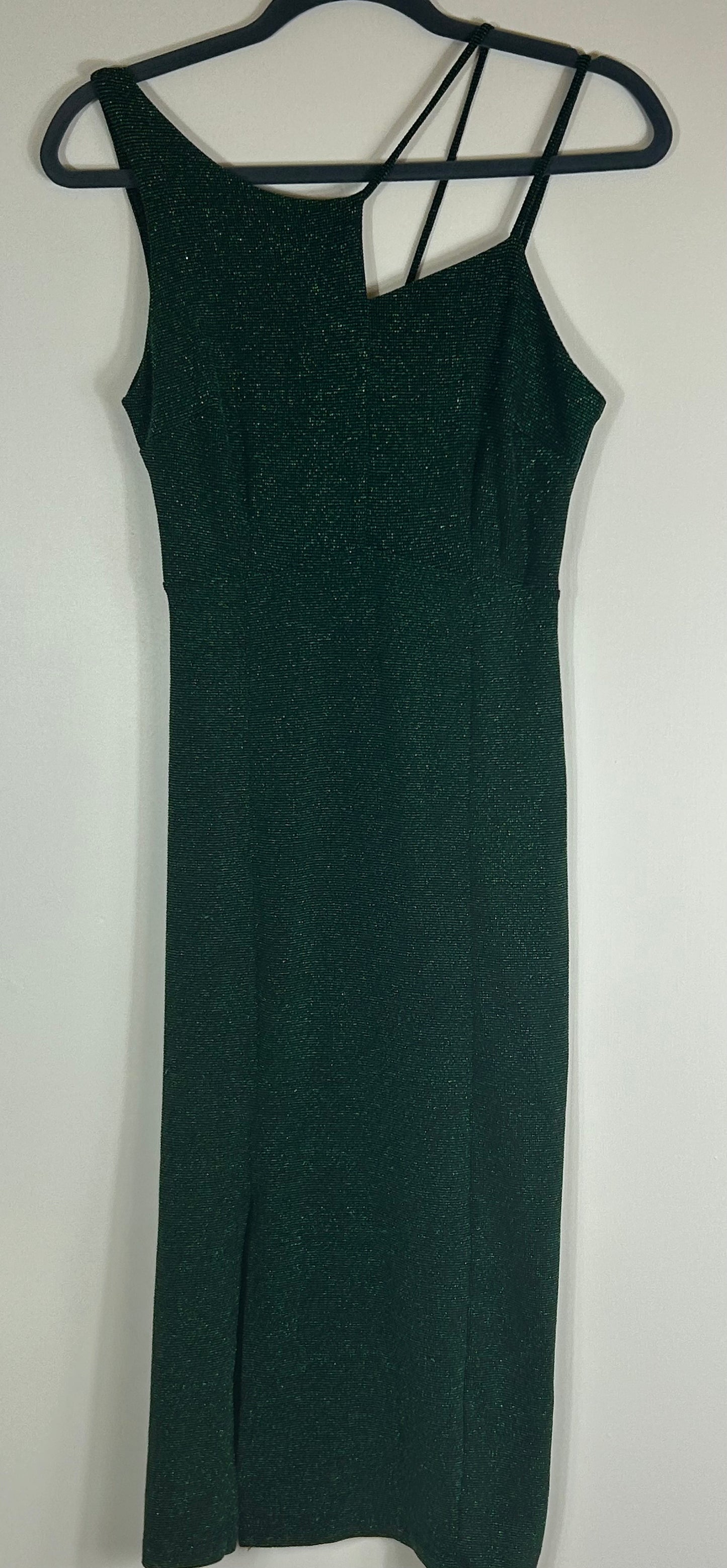 Green NEXT Lurex Strappy Dress