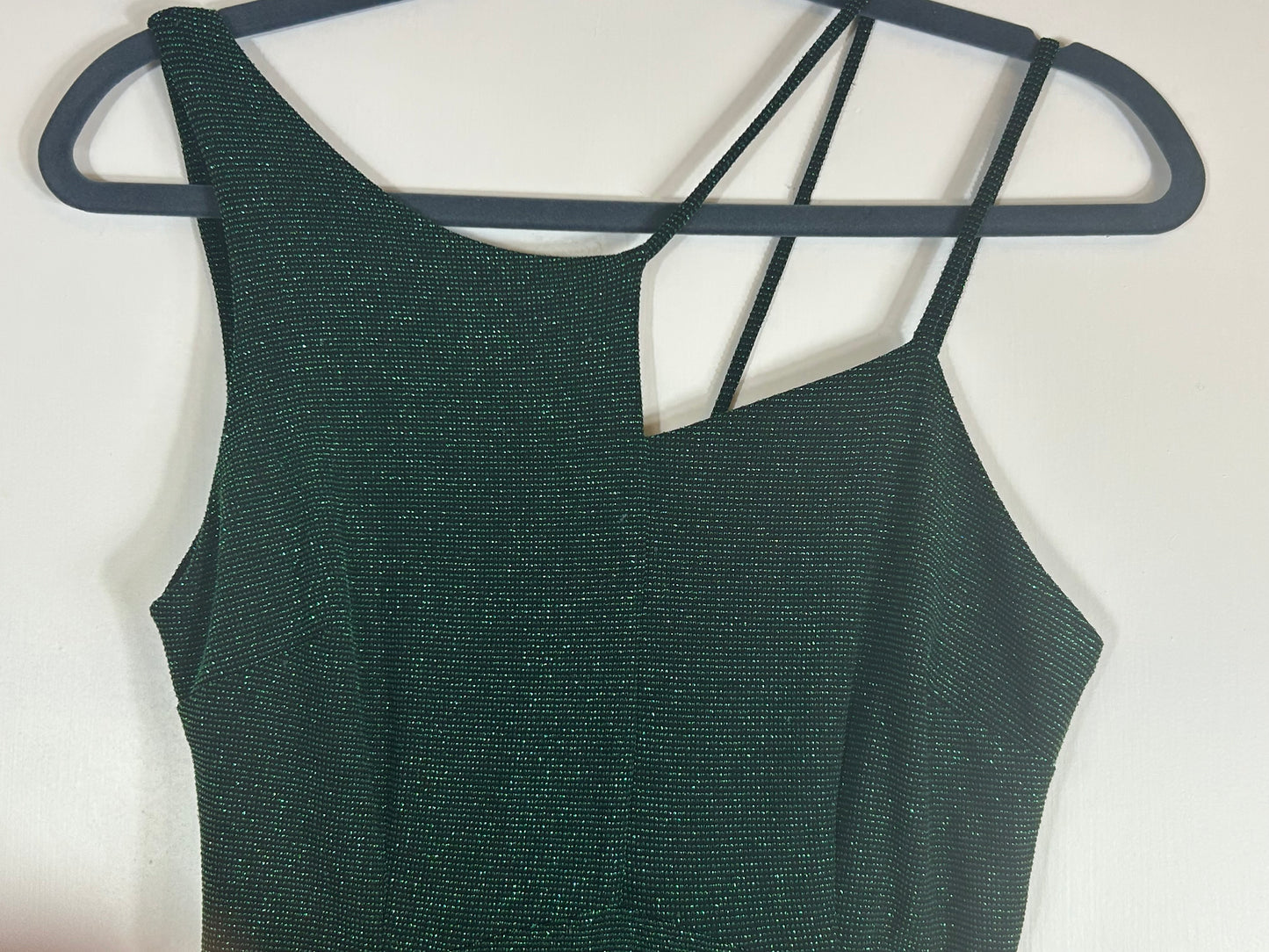 Green NEXT Lurex Strappy Dress