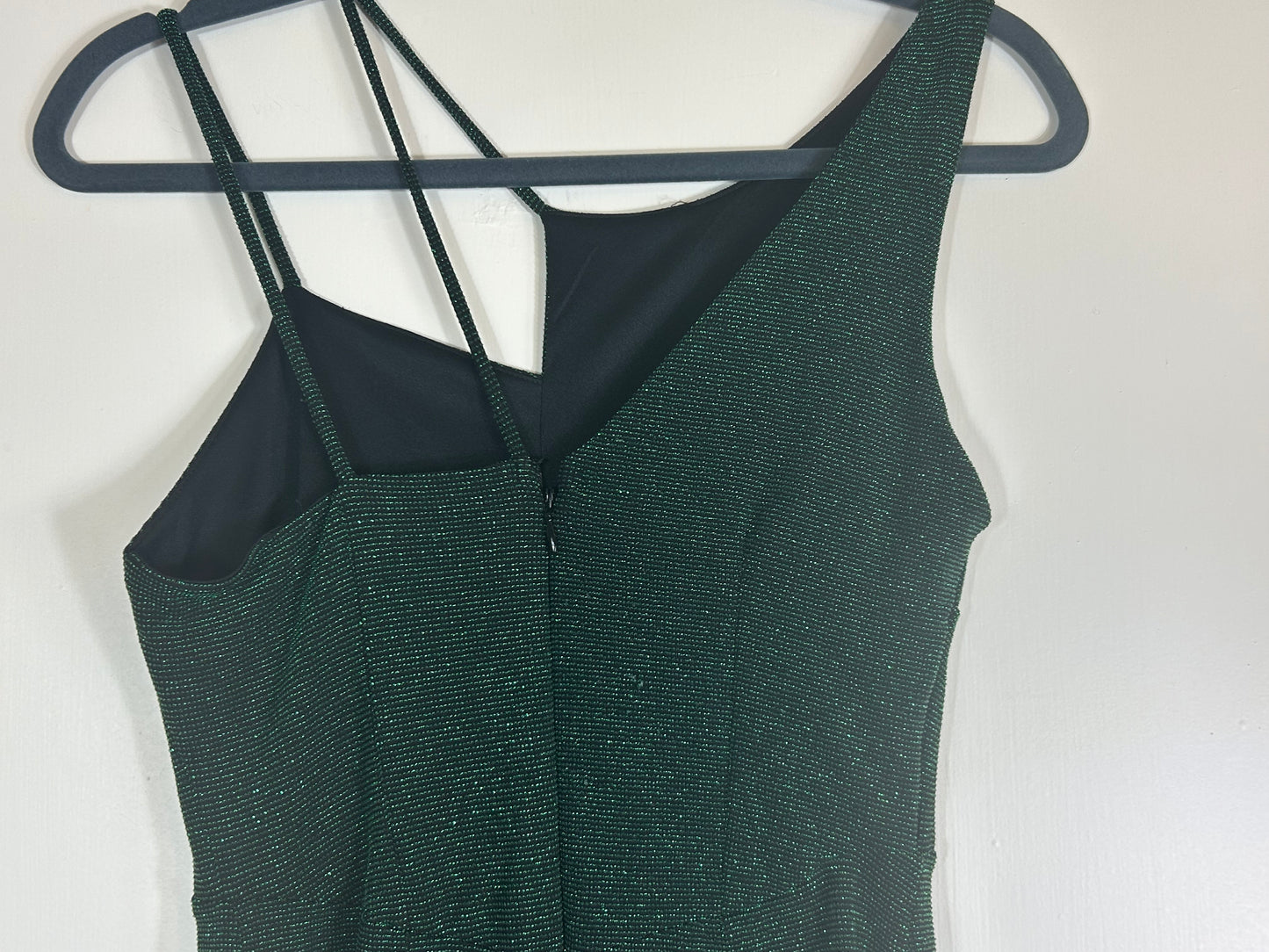 Green NEXT Lurex Strappy Dress