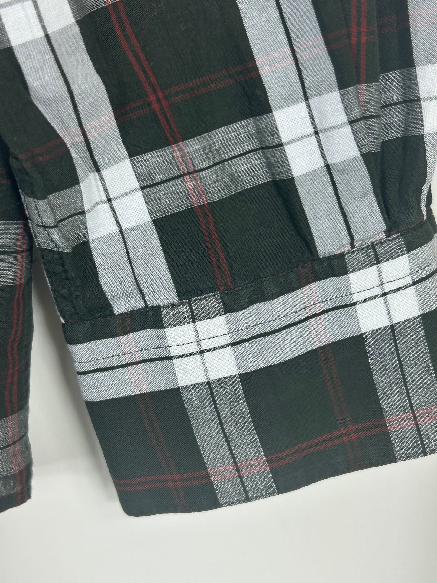 Brown & White Checked  Massimo Dutti Men’s Shirt