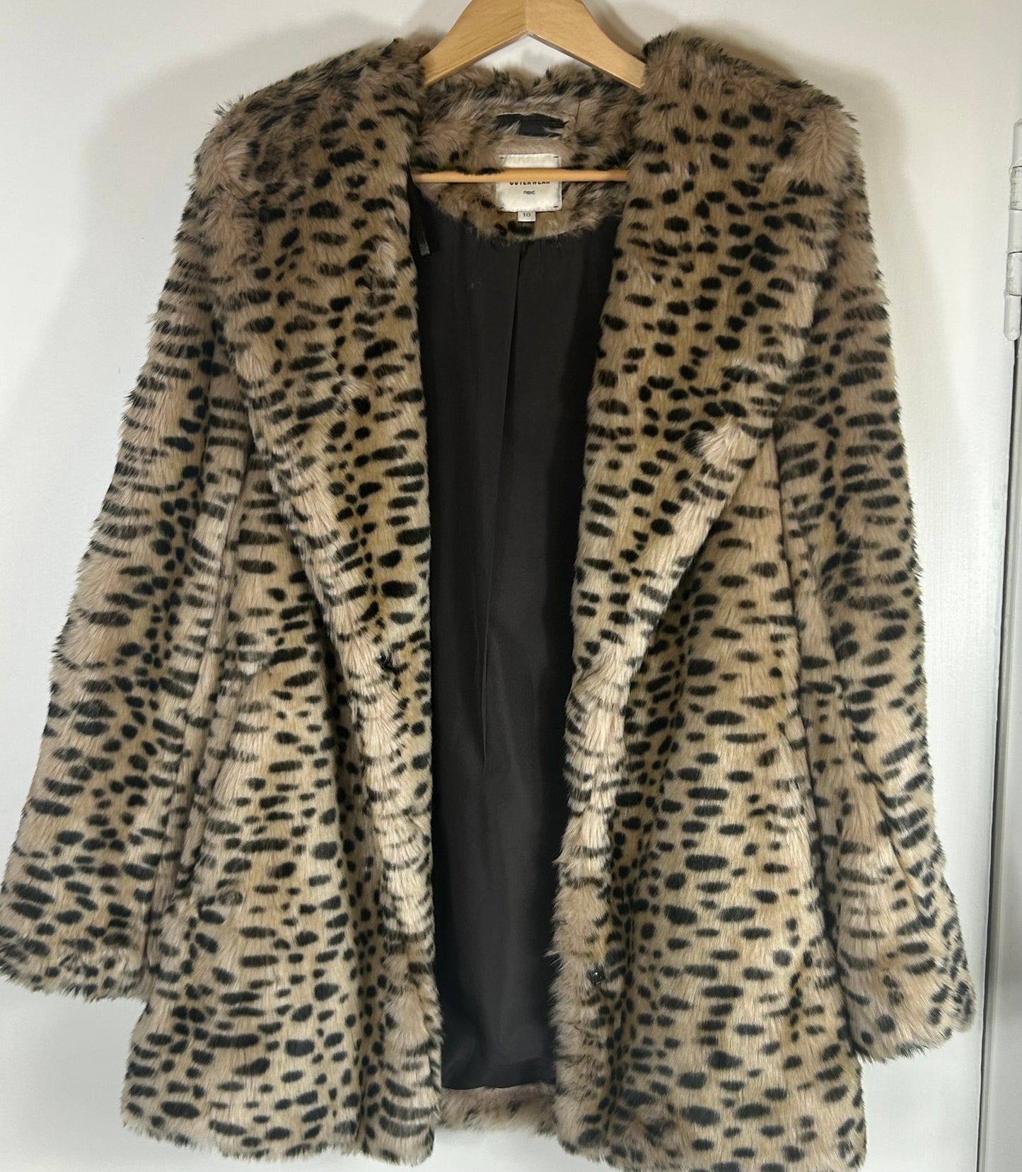 Animal Print 3/4 Length NEXT Faux Fur Jacket